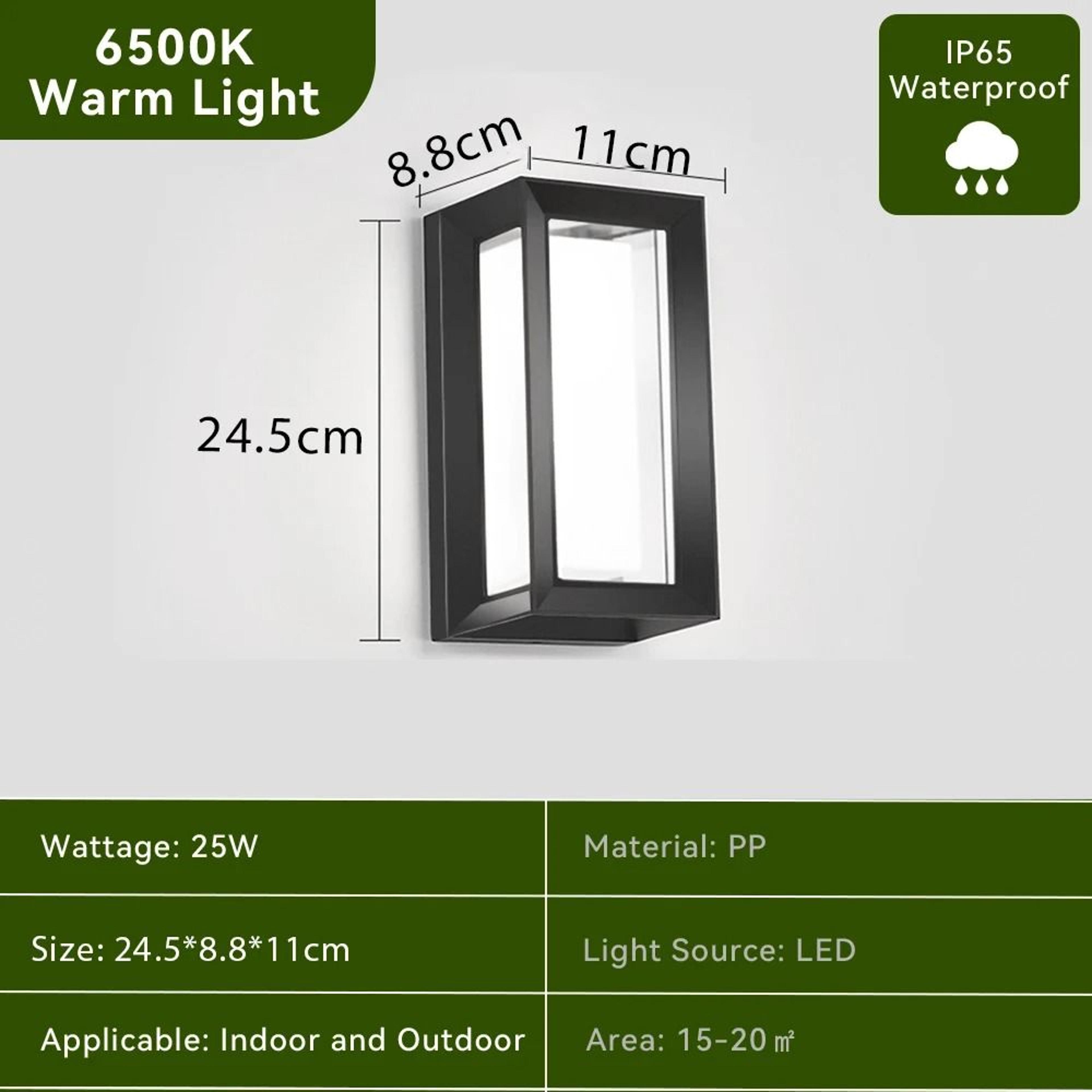 Waterproof Outdoor LED Wall Light For Stairs Pathways And Garden Lighting 2