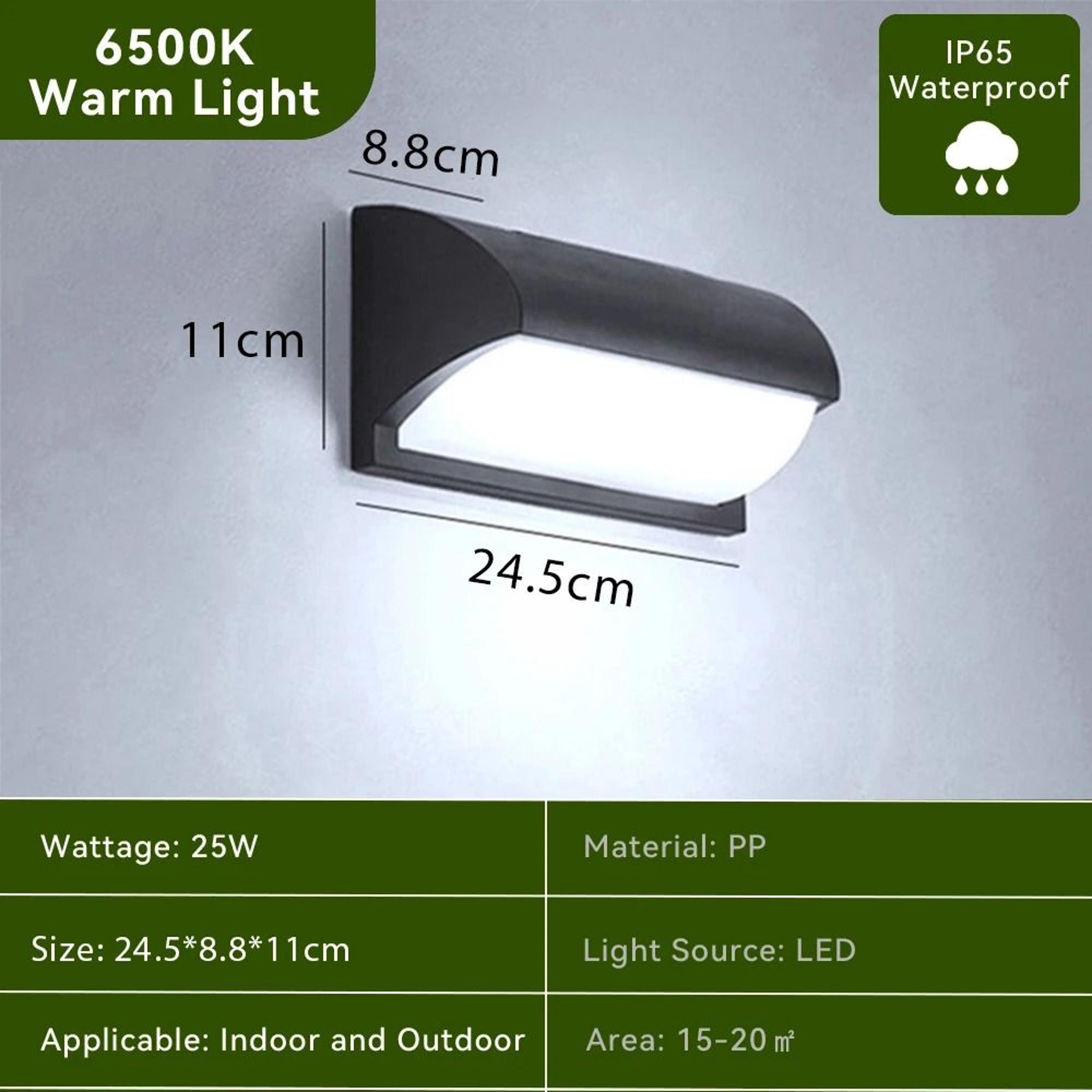 Waterproof Outdoor LED Wall Light For Stairs Pathways And Garden Lighting 7