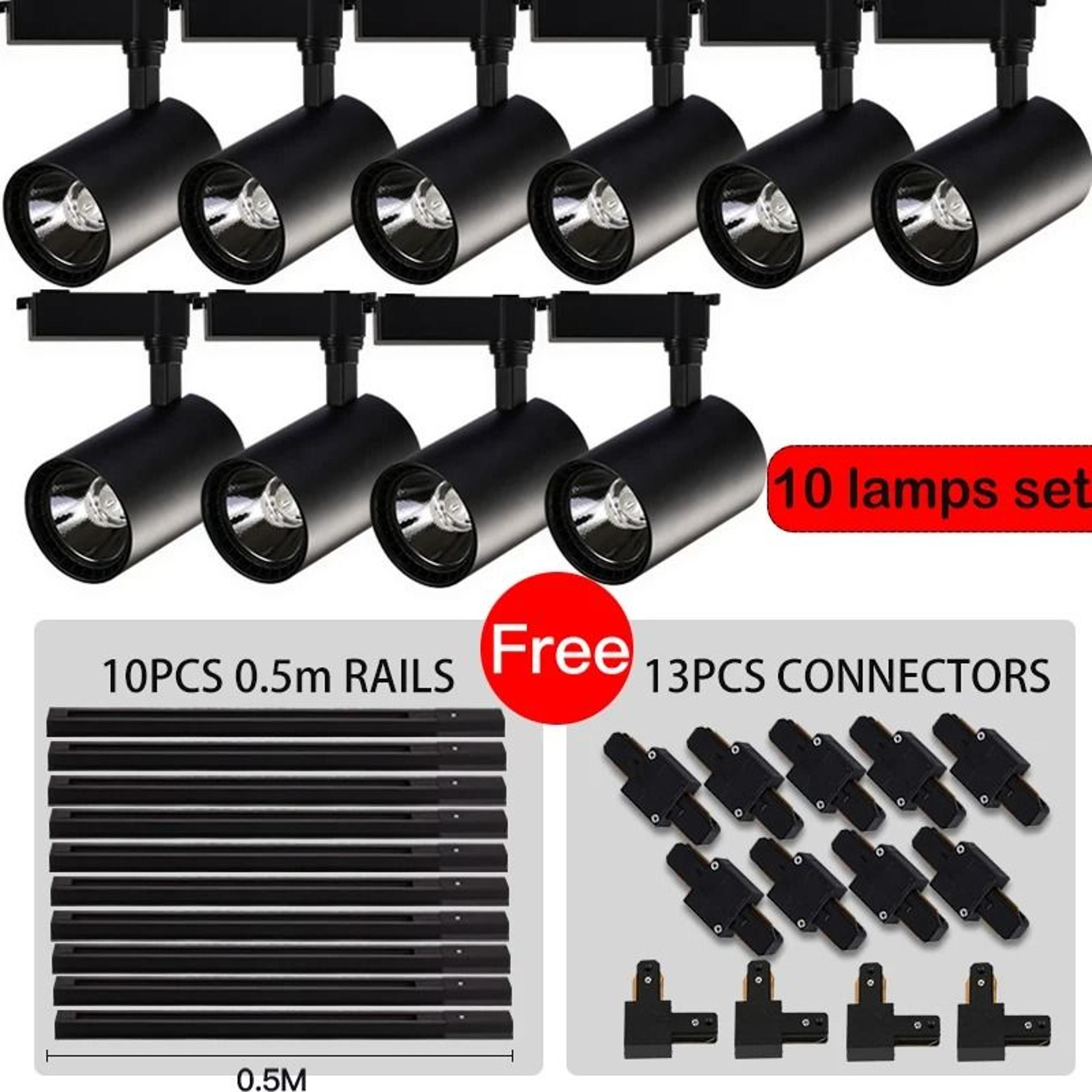 50W High Brightness LED Track Spotlight For Modern Ceiling Lighting 14