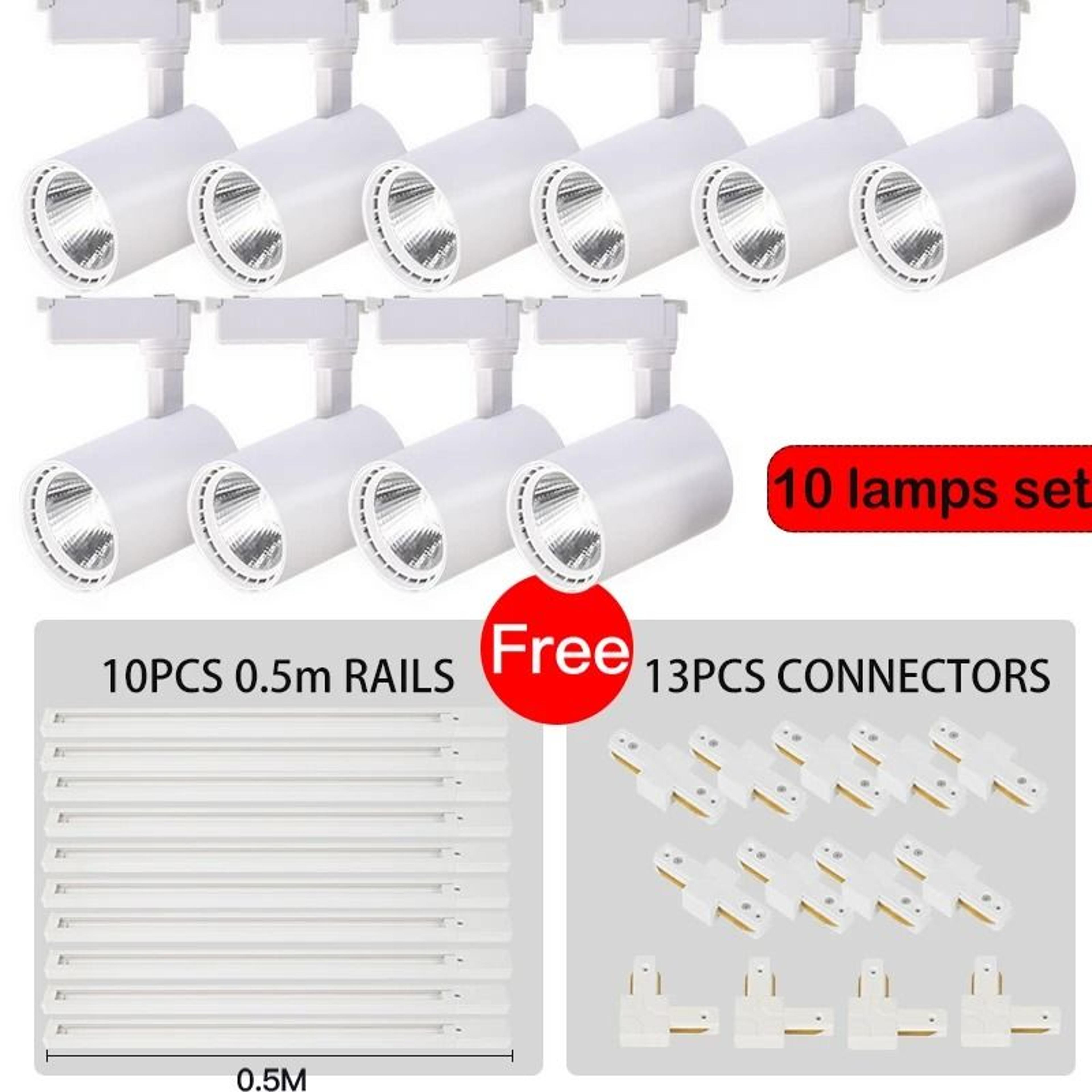 50W High Brightness LED Track Spotlight For Modern Ceiling Lighting 15