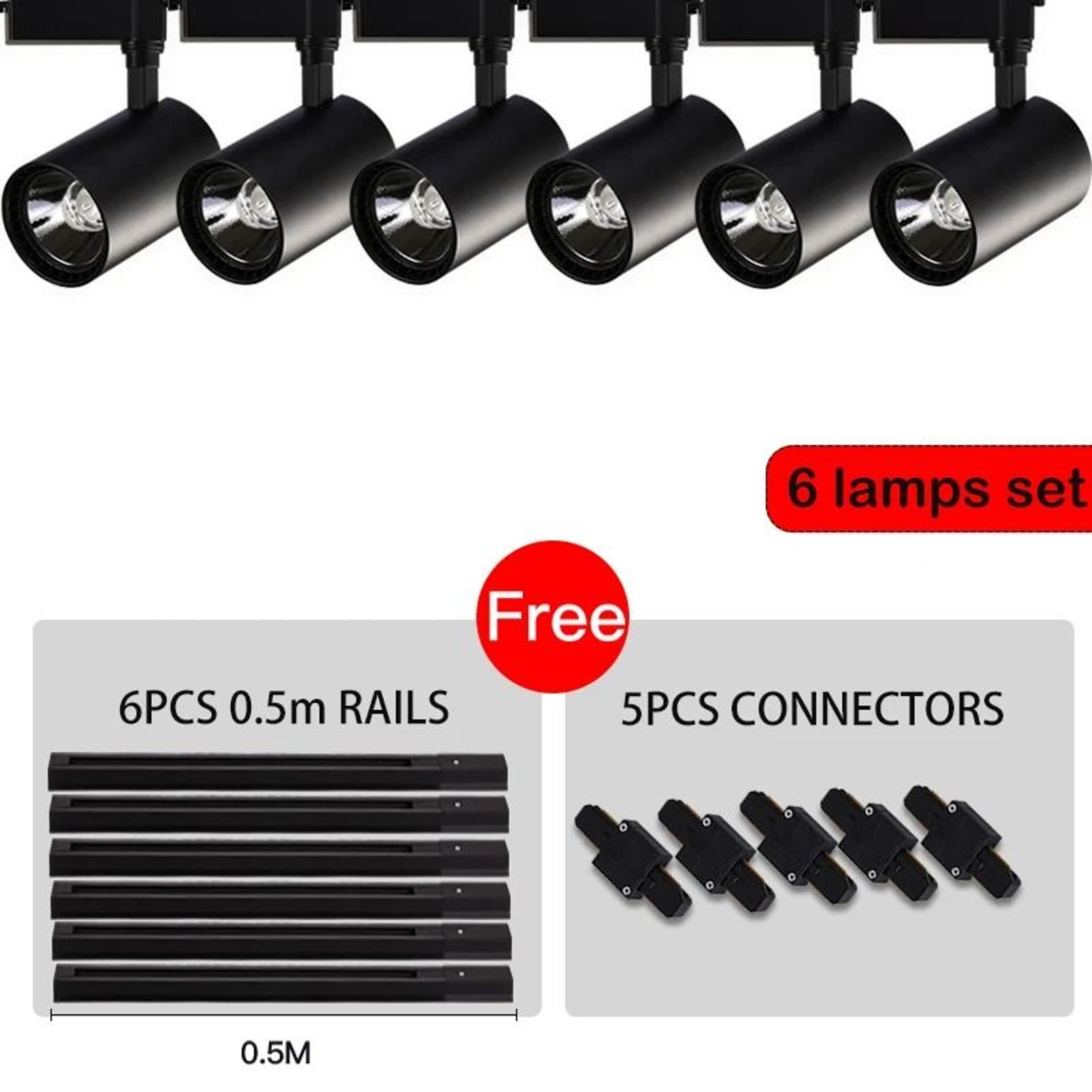 50W High Brightness LED Track Spotlight For Modern Ceiling Lighting 12