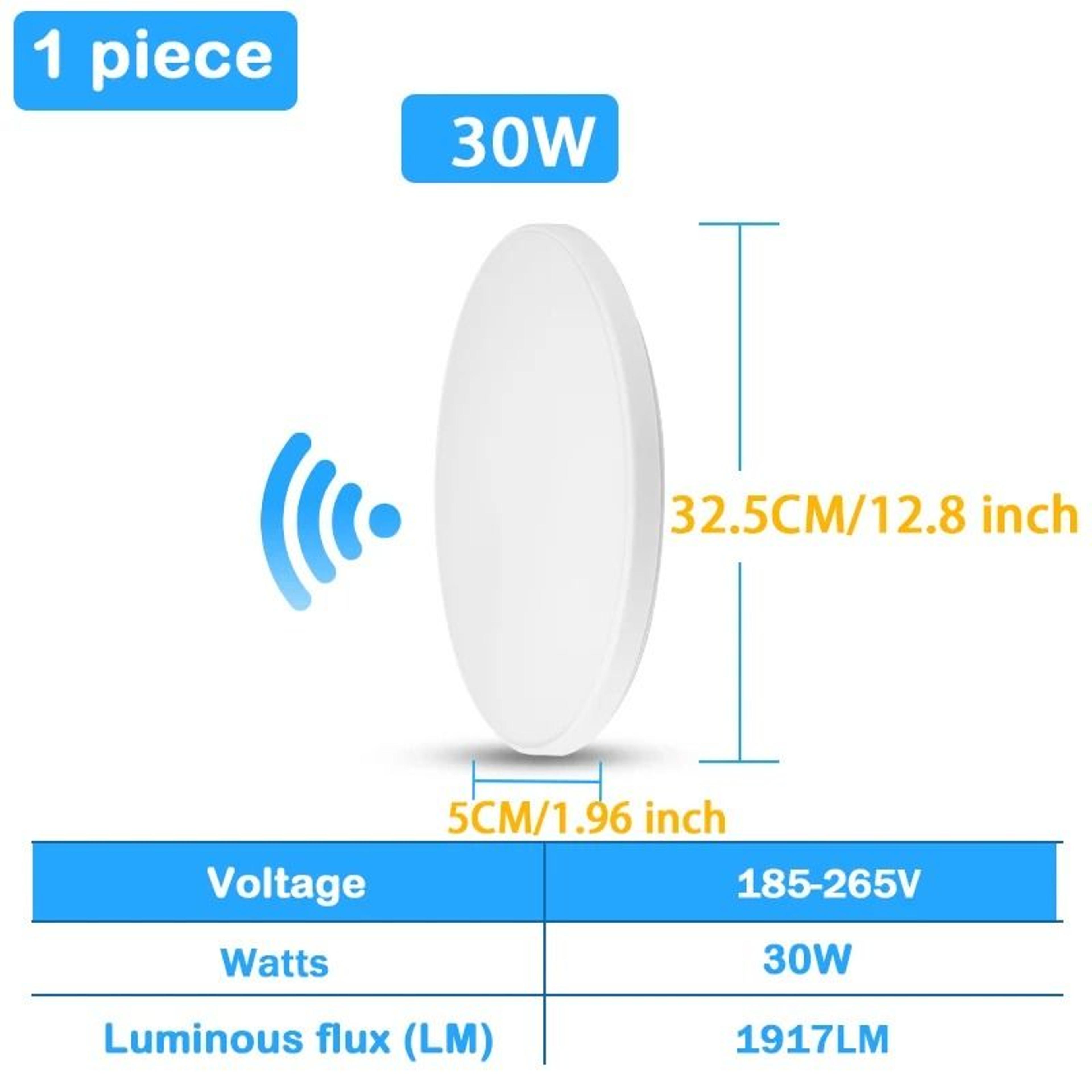 Smart LED Radar Motion Sensor Ceiling Light For Hallways And Stairs 8