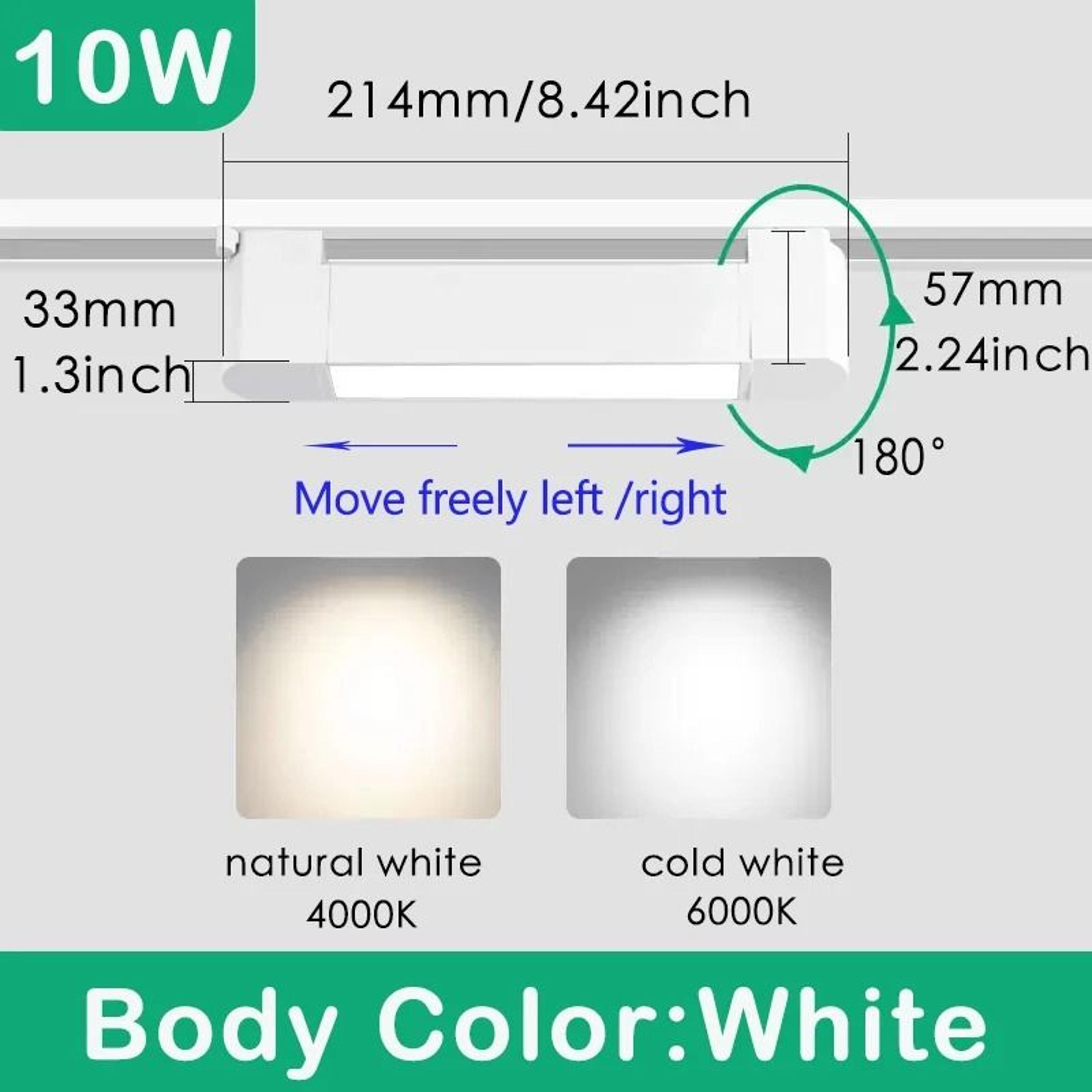 Adjustable COB LED Track Spotlight For Home And Retail Lighting 10