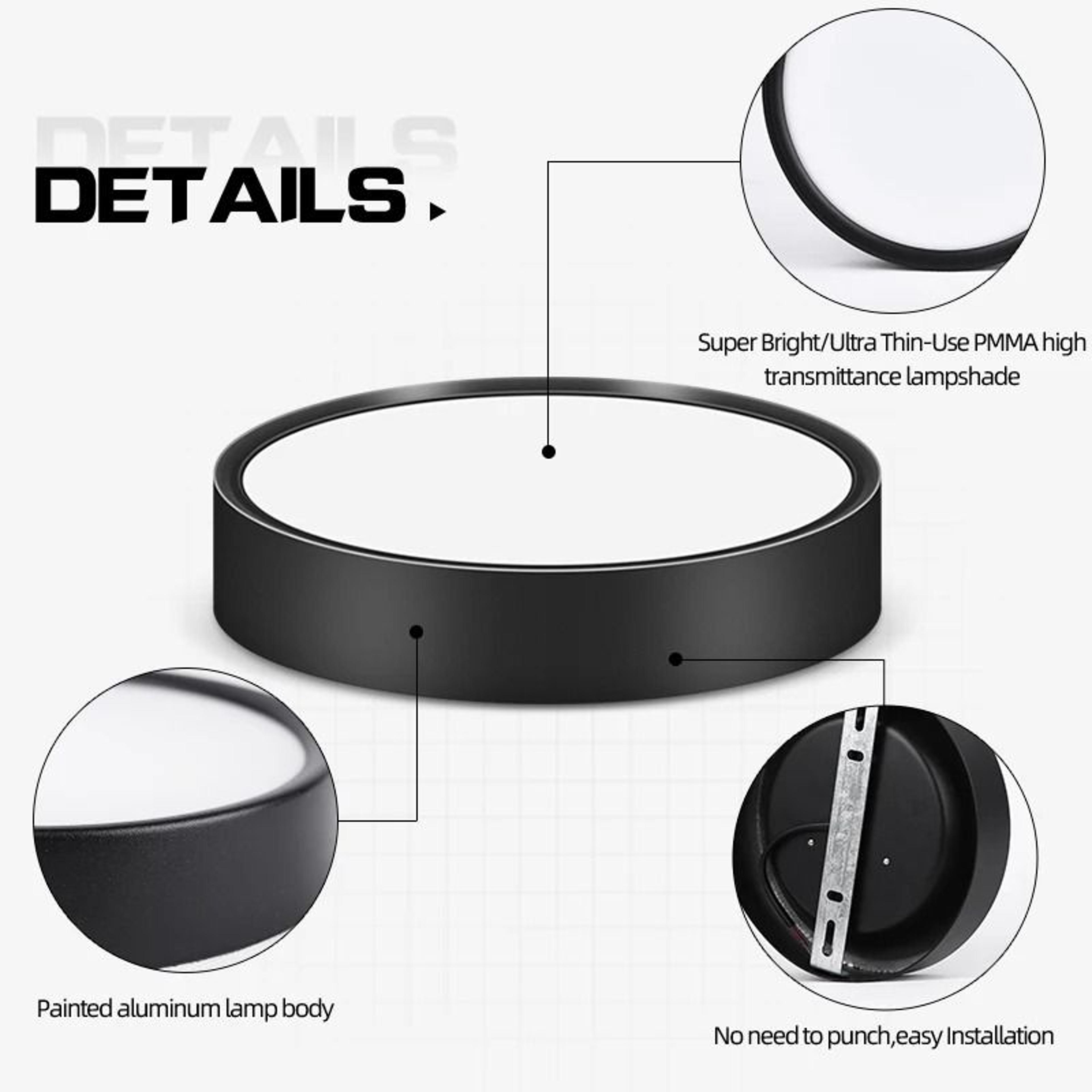 Ultra Thin Foldable LED Ceiling Spotlight For Modern Home Lighting 10