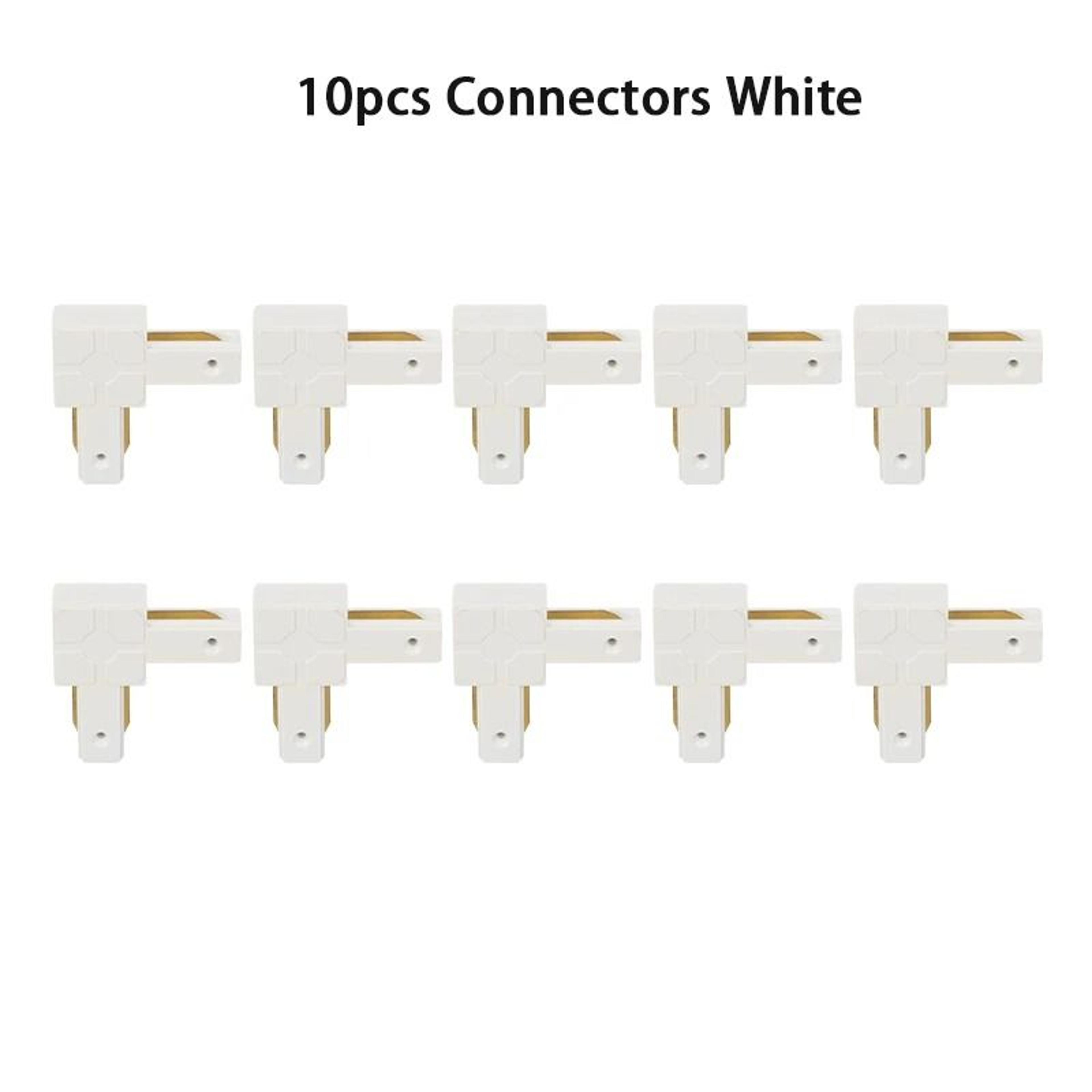 Modular LED Track Light Rails With Straight Connectors For Ceiling Spotlights 4