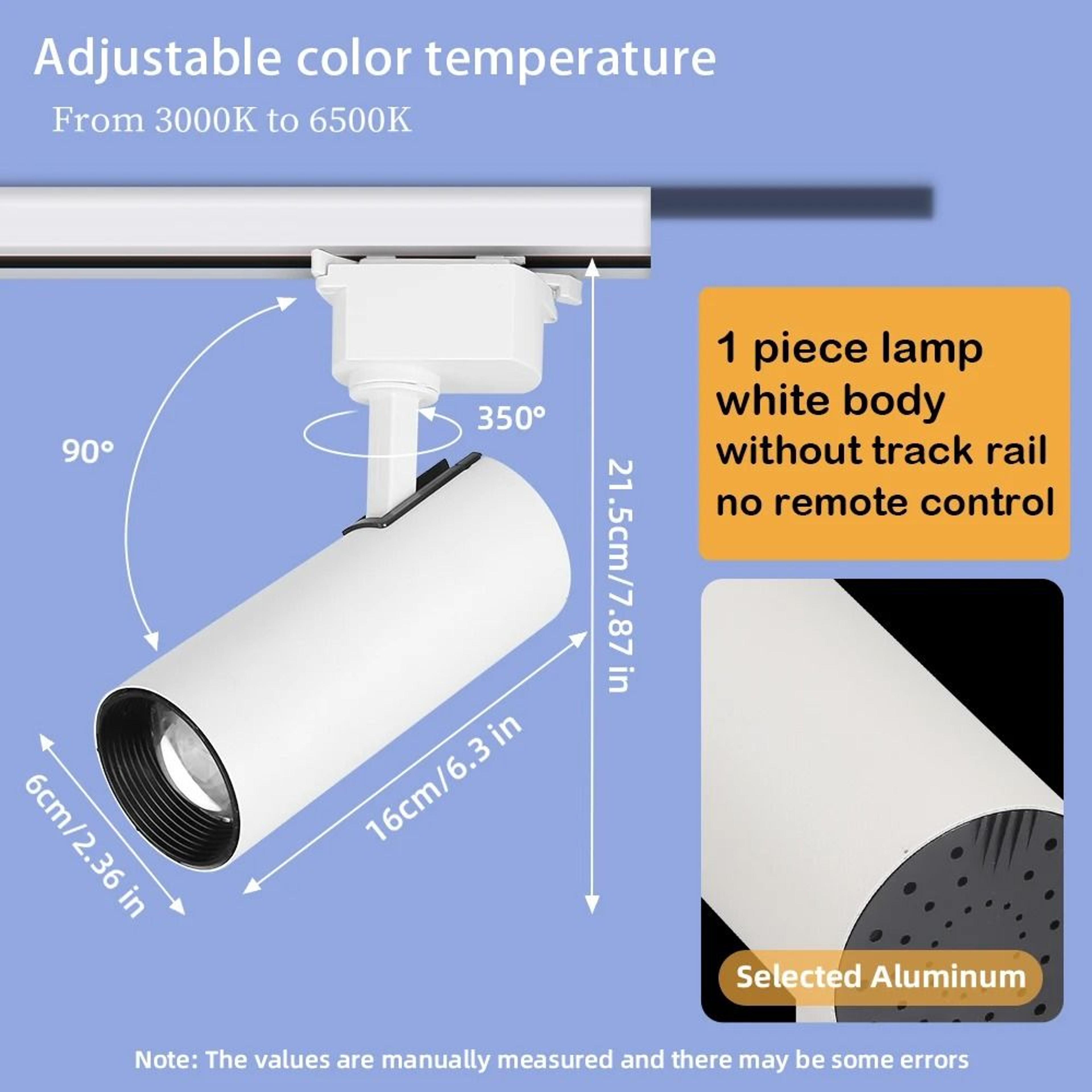 20W Dimmable LED Track Light Set For Modern Ceiling And Home Lighting 2