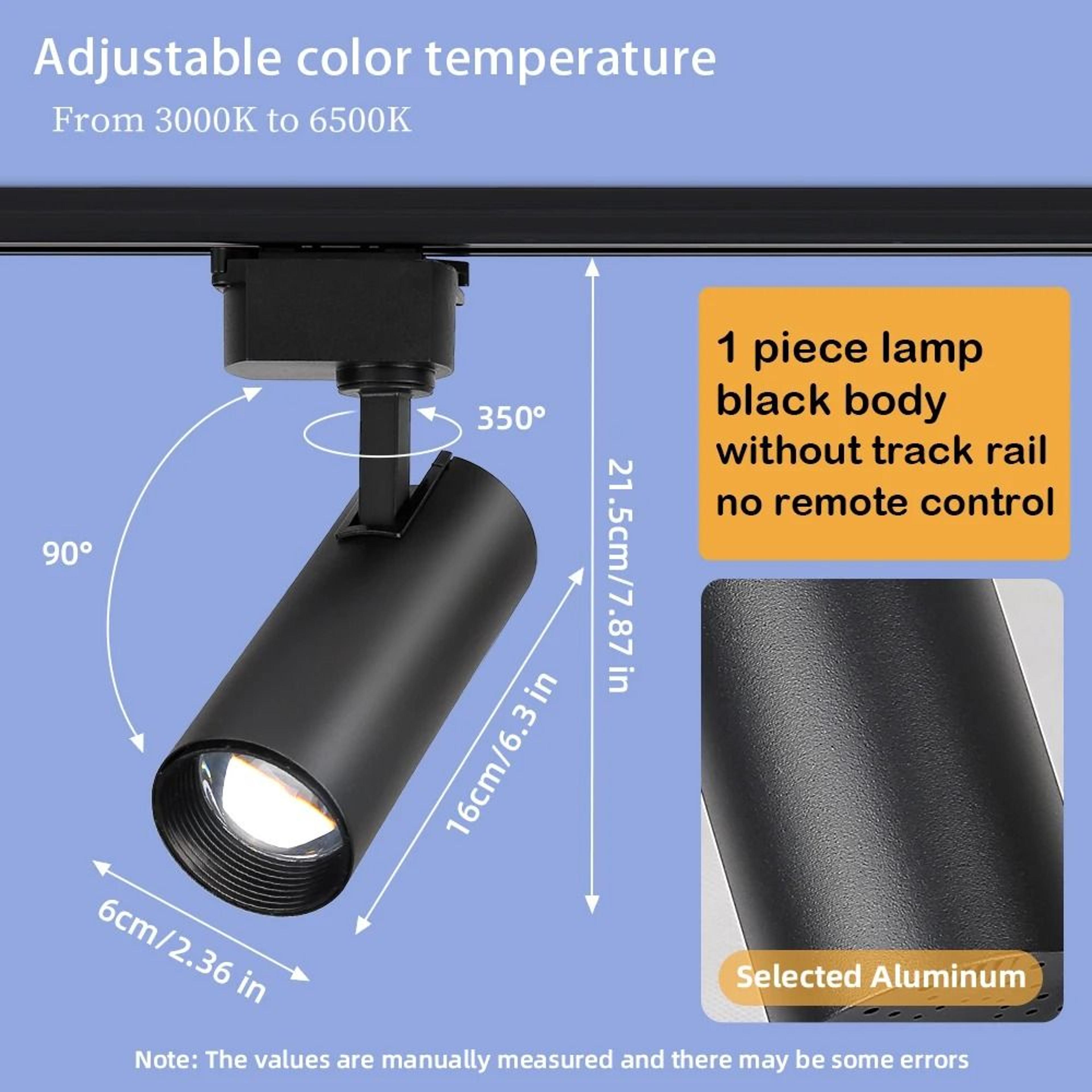 20W Dimmable LED Track Light Set For Modern Ceiling And Home Lighting 1