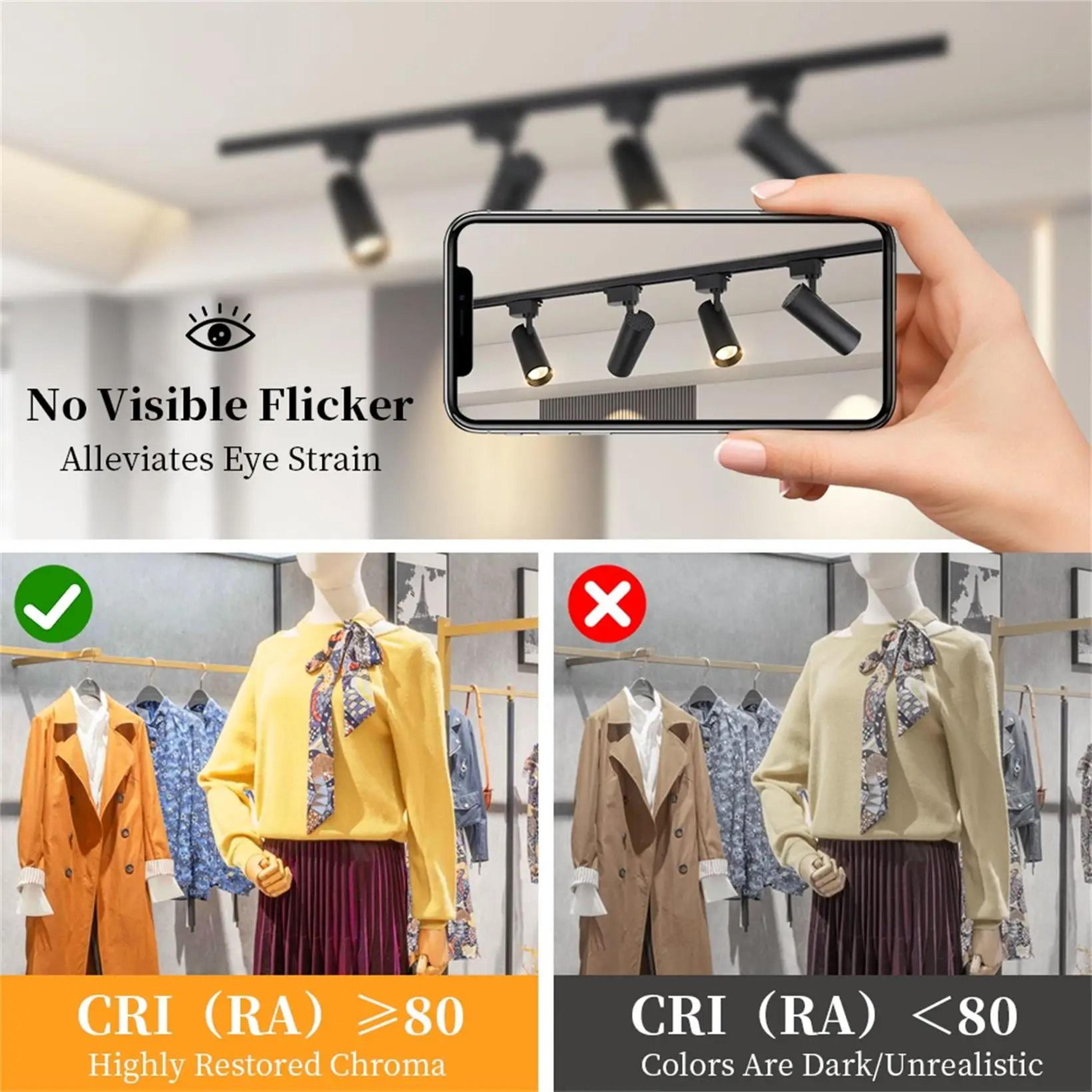 20W Dimmable LED Track Light Set For Modern Ceiling And Home Lighting 9