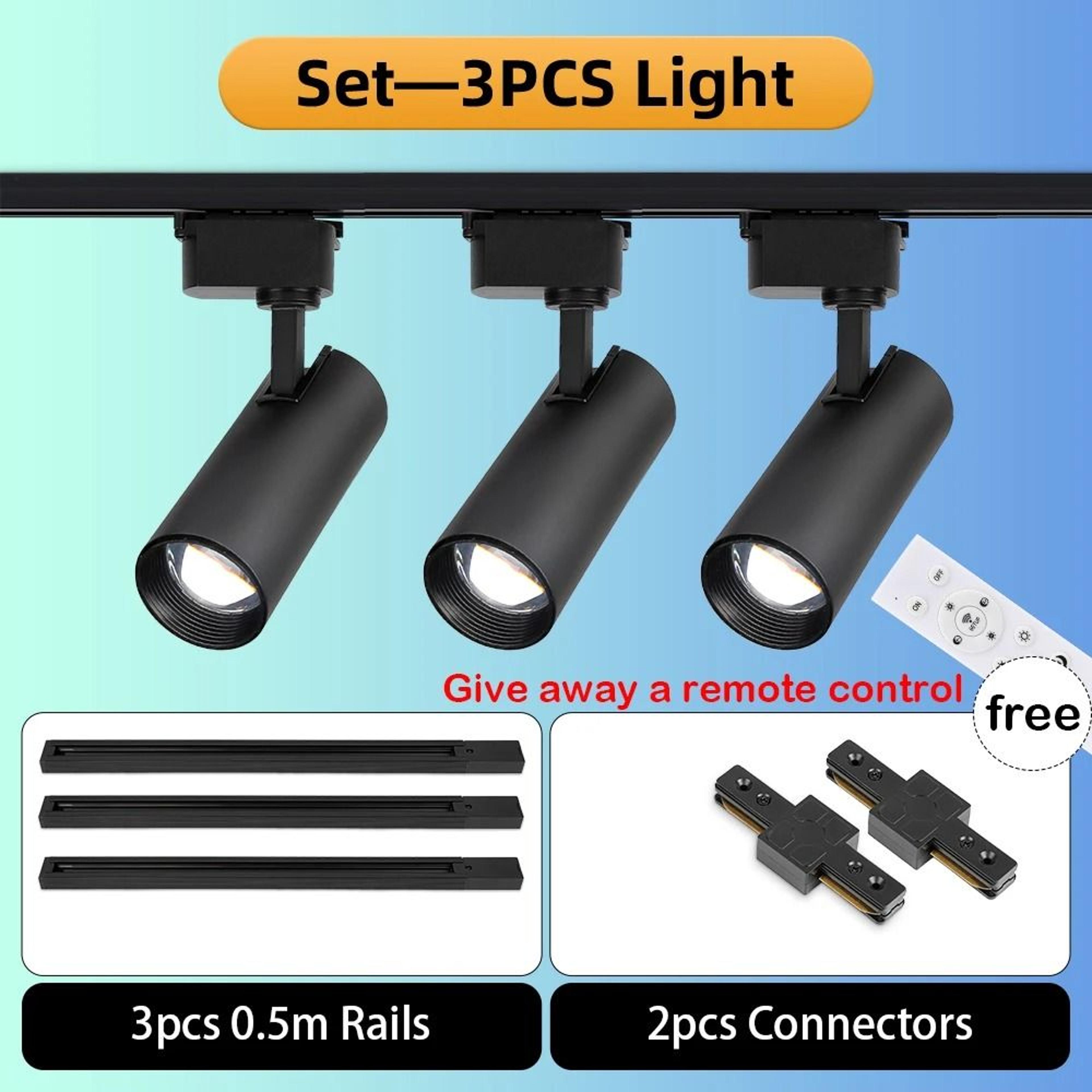 20W Dimmable LED Track Light Set For Modern Ceiling And Home Lighting 3