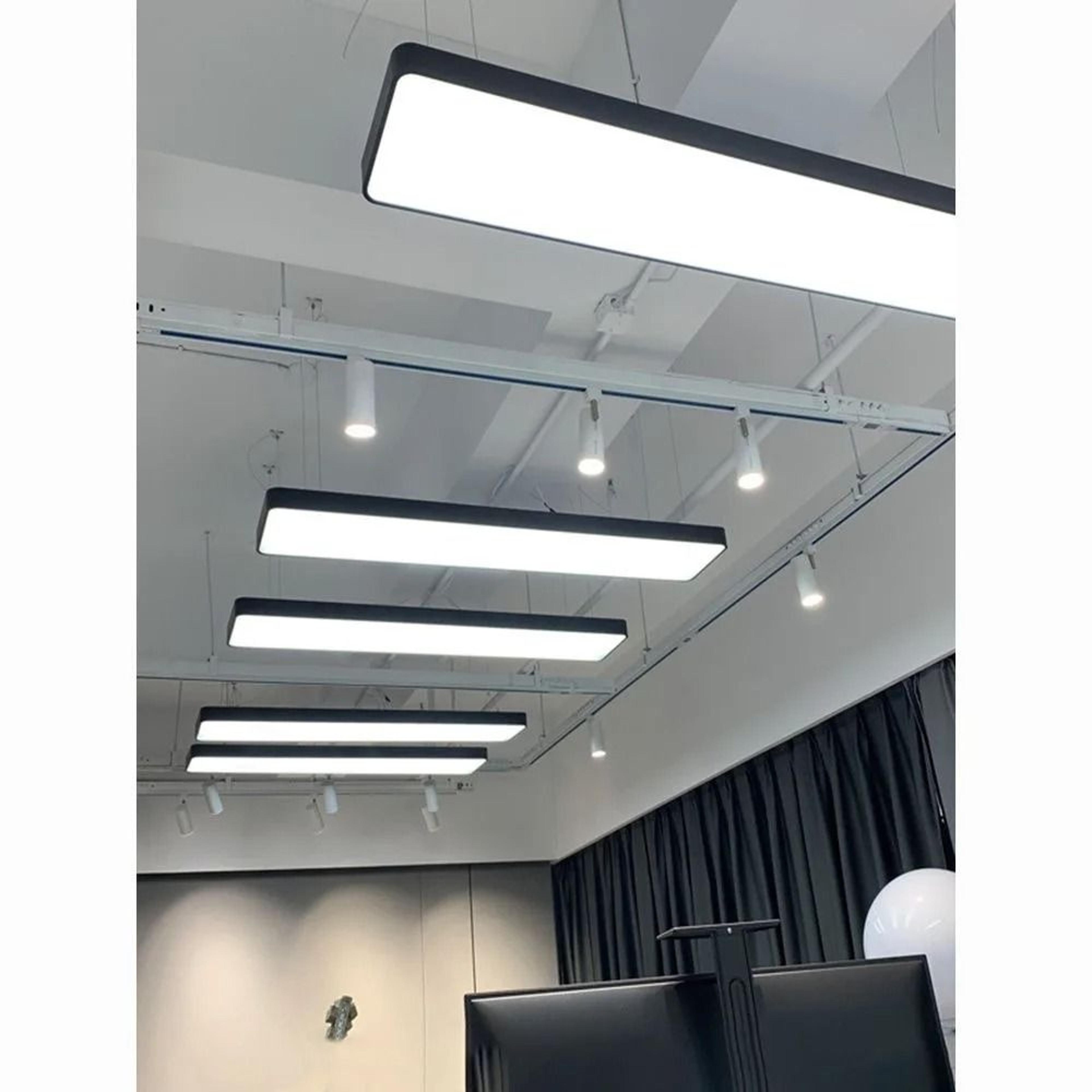 High Brightness 6500K LED Industrial Ceiling Panel Light For Shops And Garages 12