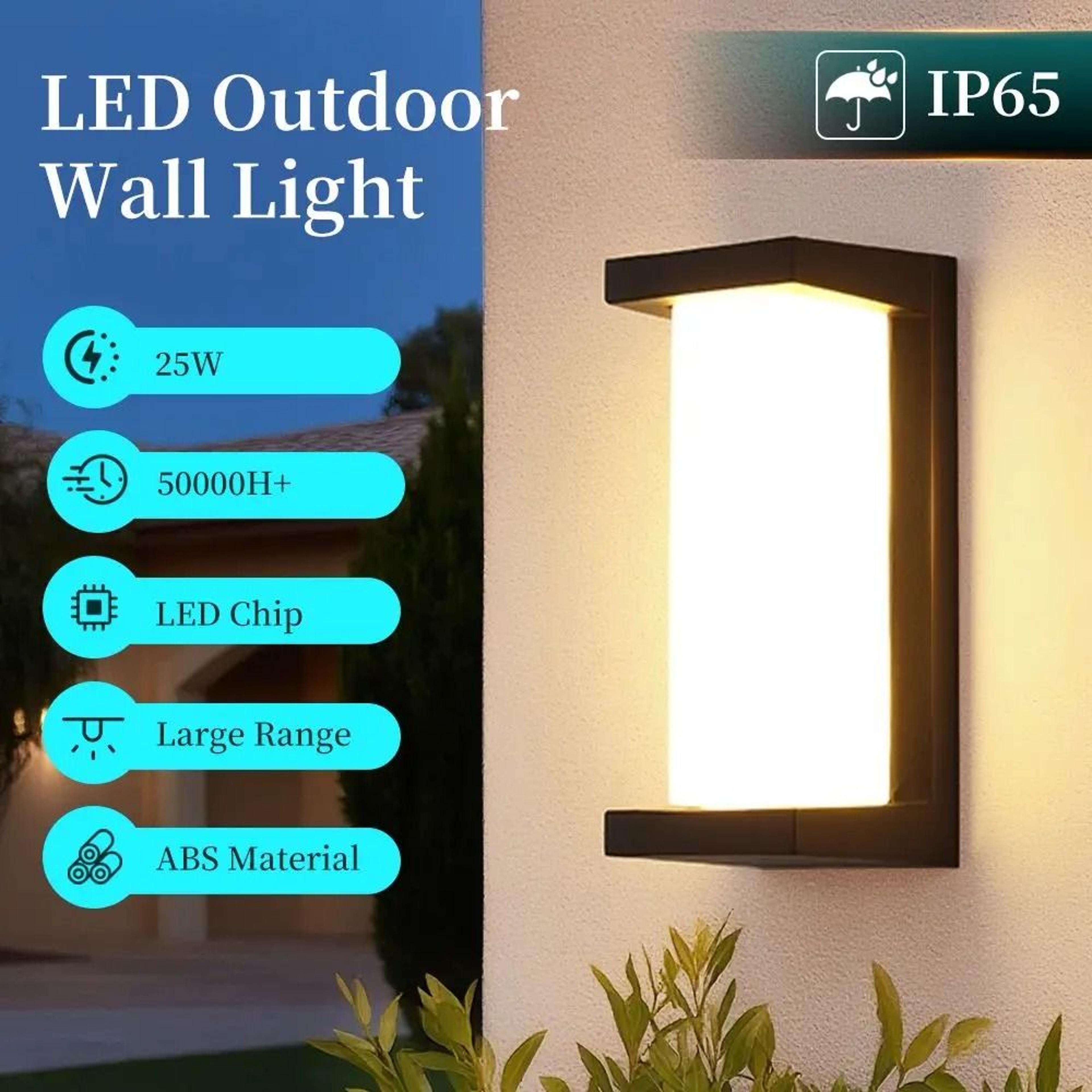 Waterproof Outdoor LED Wall Light For Porch Garden And Garage Lighting 14