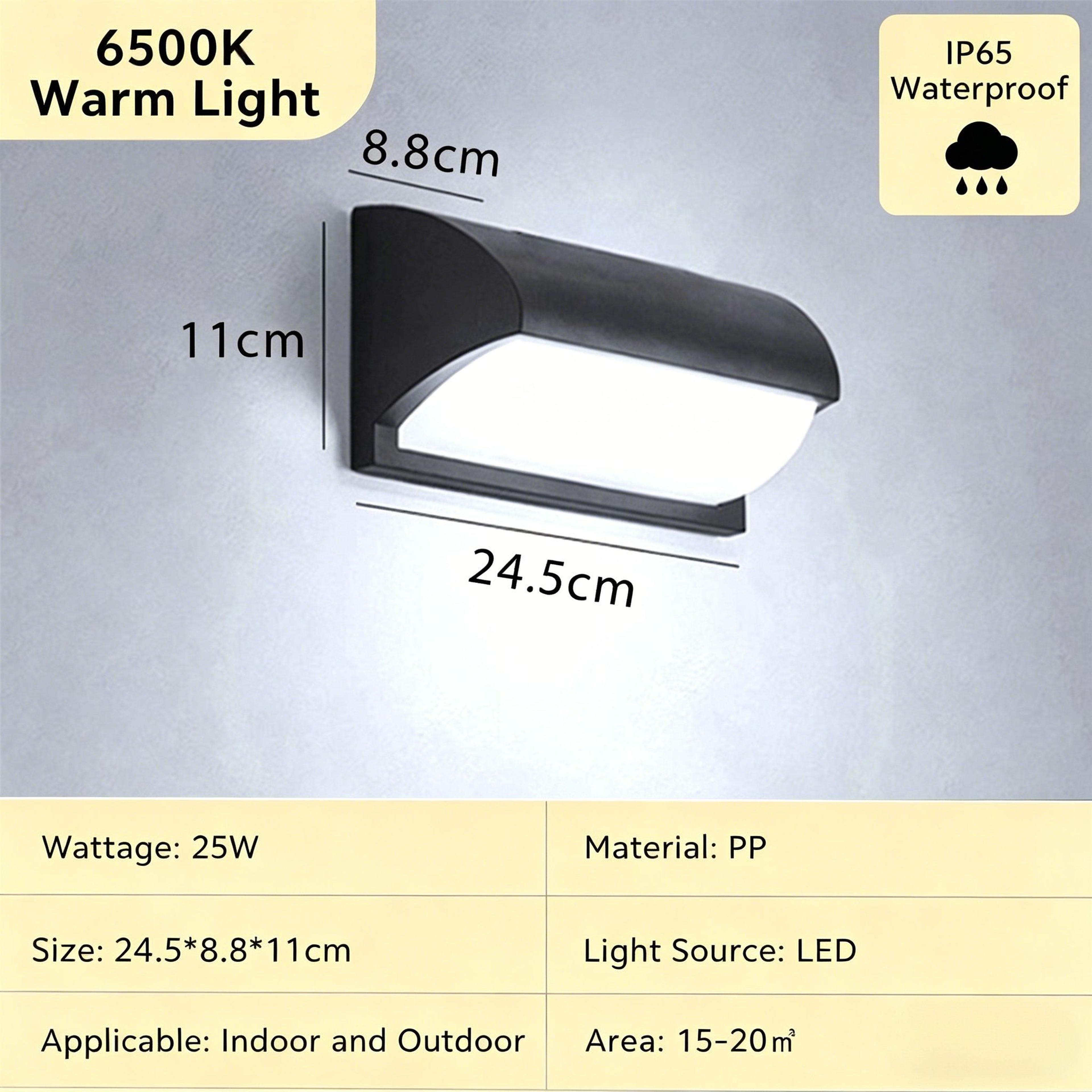 Waterproof Outdoor LED Wall Light For Porch Garden And Garage Lighting 3