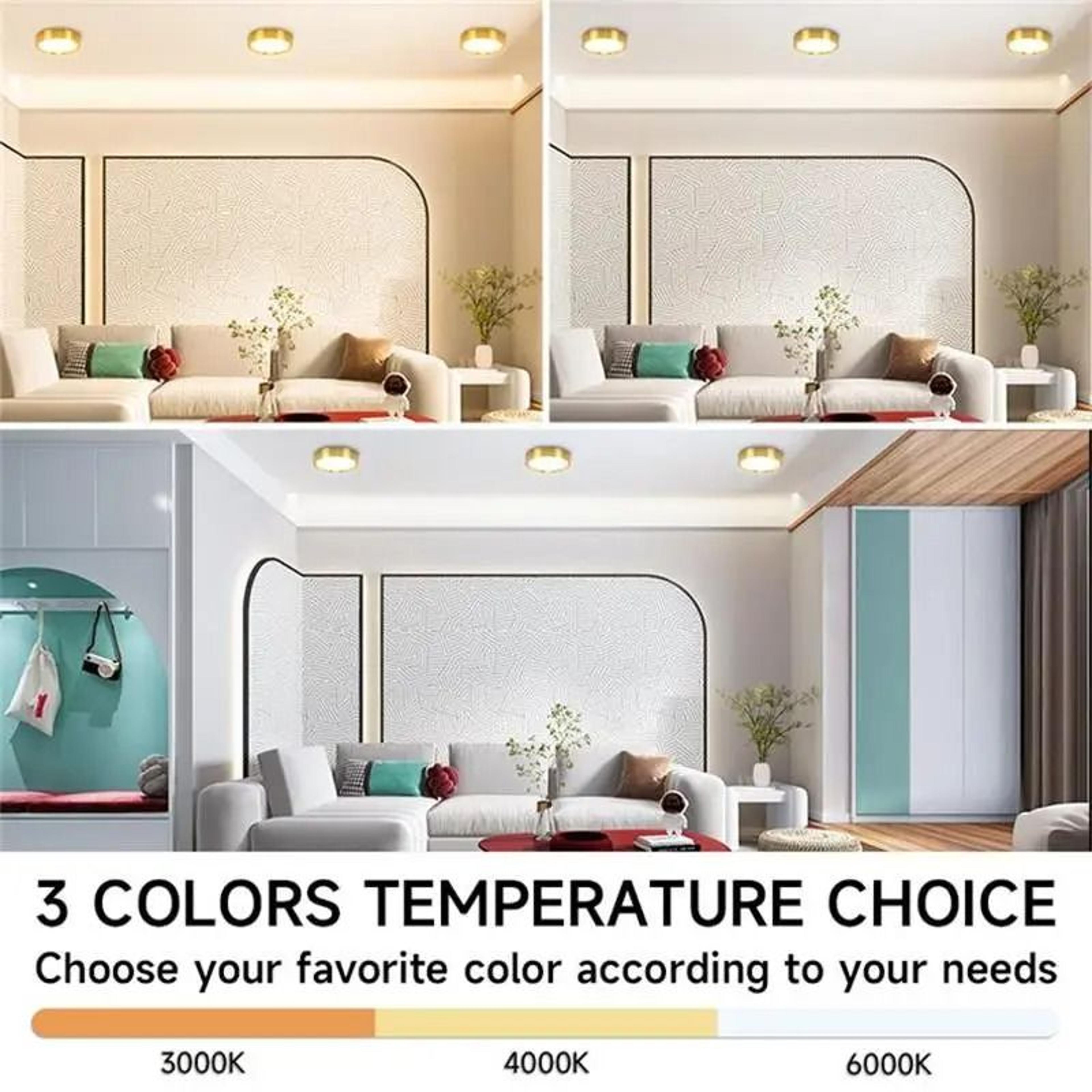 Elegant Gold LED Ceiling Downlight 10W 15W 25W For Modern Home Lighting 9