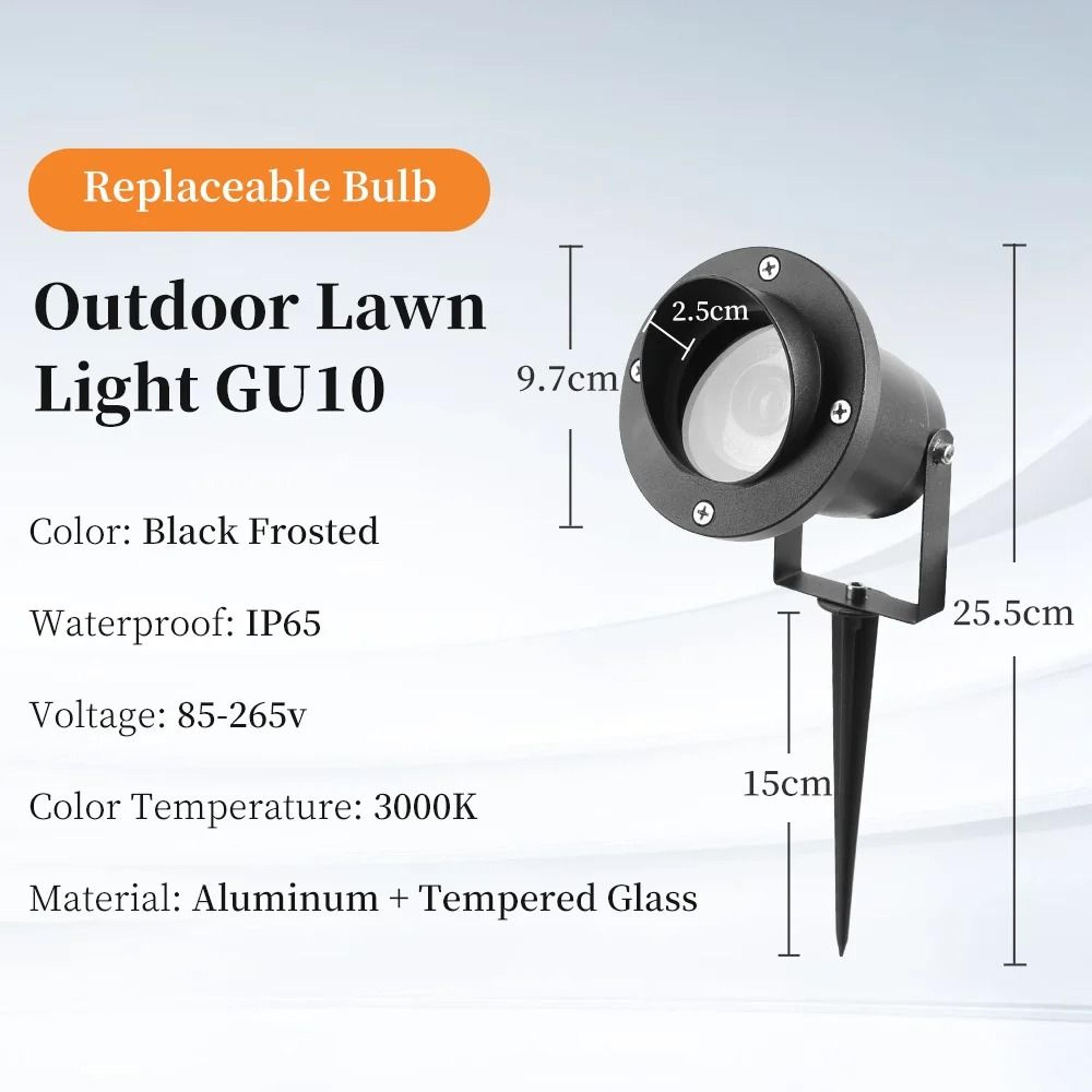 Waterproof LED Garden Spotlight For Outdoor Pathway And Landscape Lighting 5