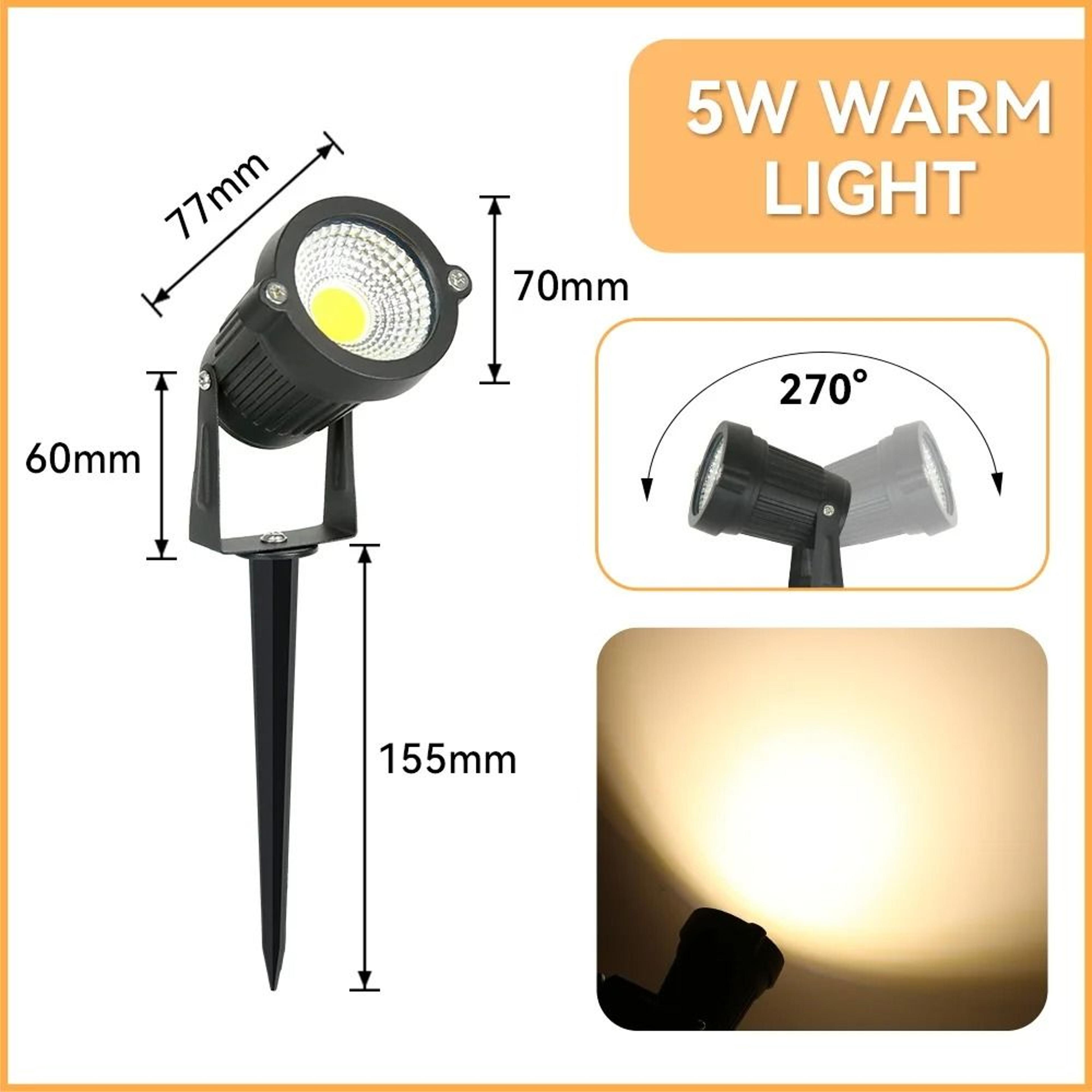 Waterproof LED Garden Spotlight For Outdoor Pathway And Landscape Lighting 1