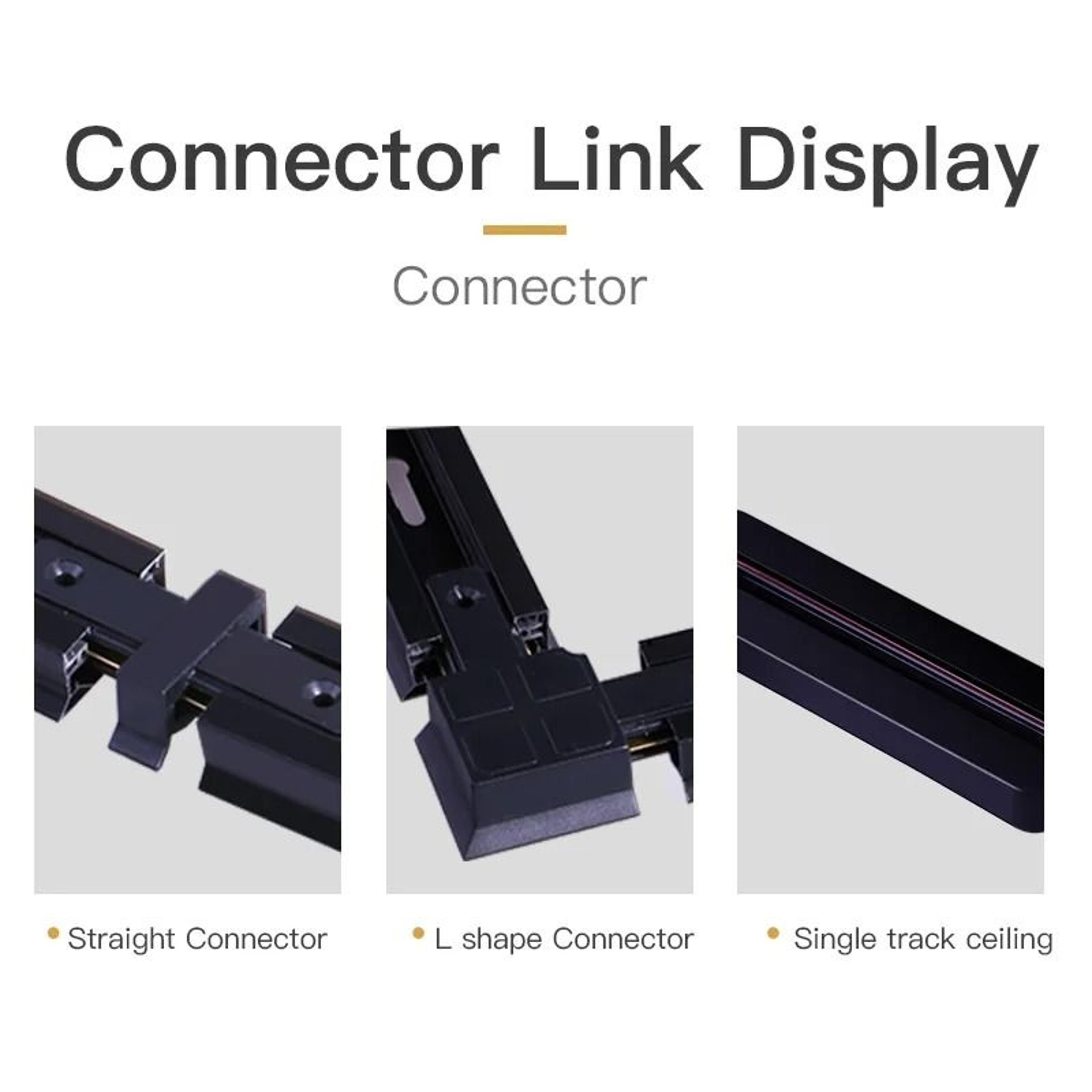 05M 1M LED Track Light Rails With Straight And L Shape Connectors 20