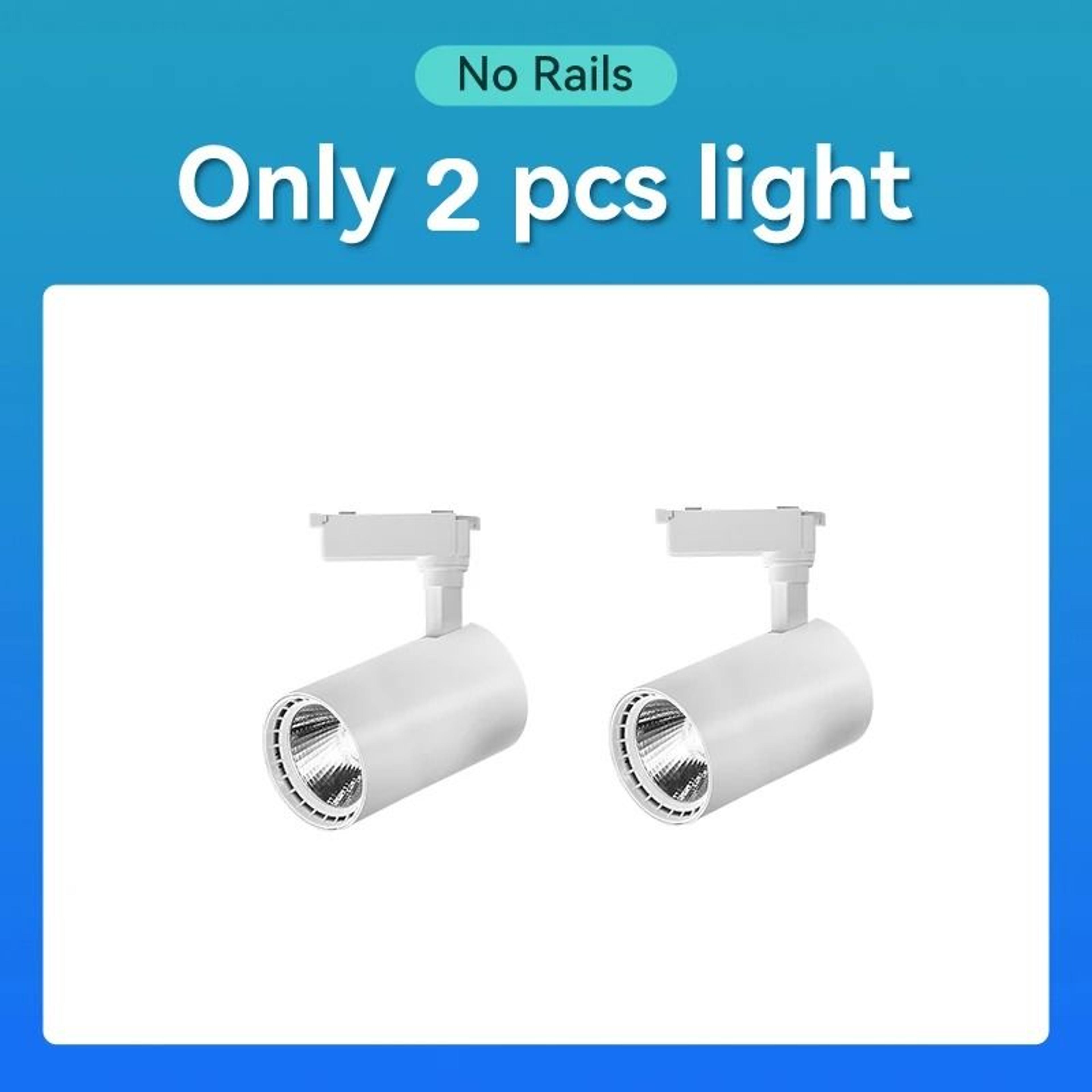 110V LED Track Light Set With 3 Color Modes For Home And Shop Lighting 1