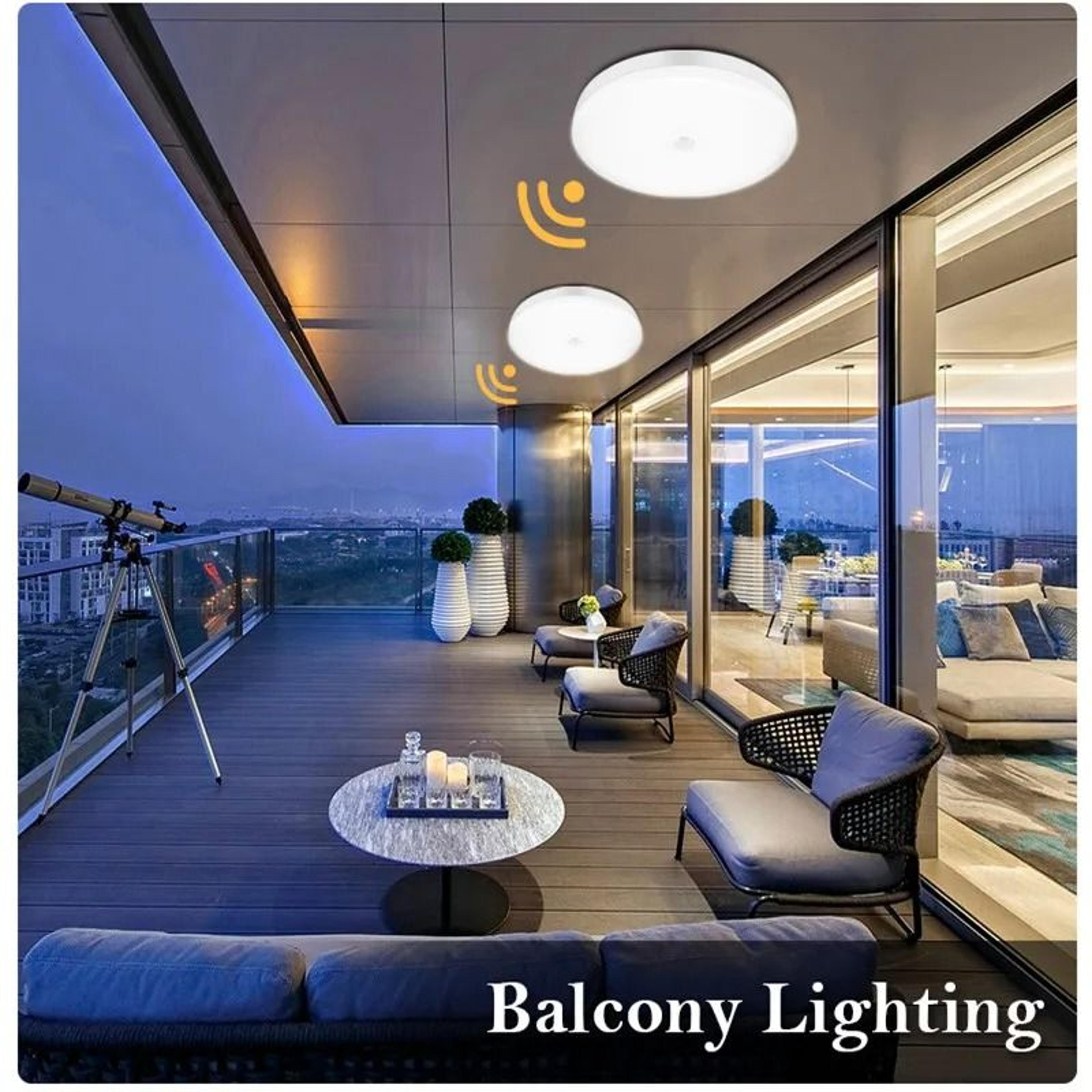 Modern LED Motion Sensor Ceiling Light 20W 30W 40W For Home Lighting 13