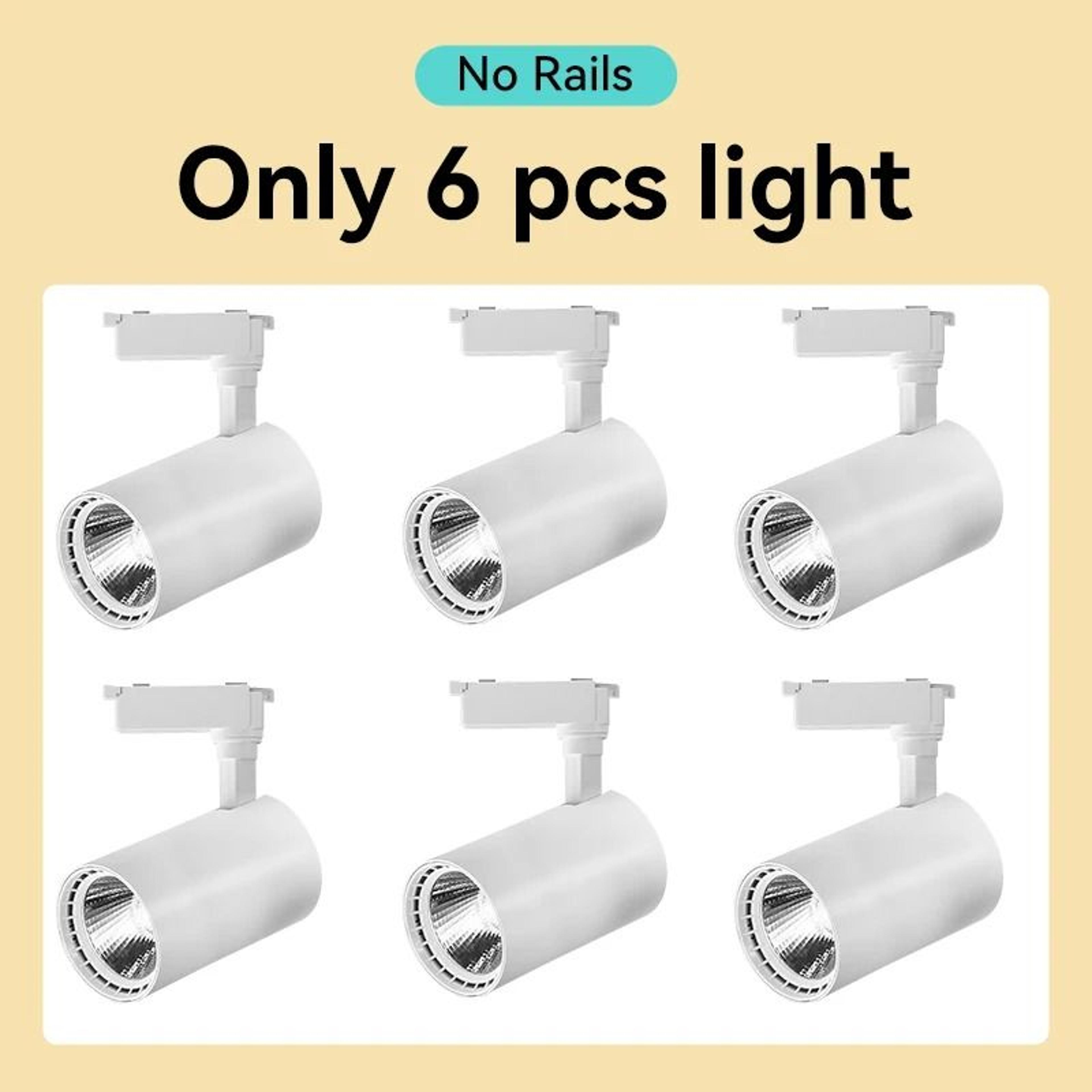 50W COB LED Track Spotlight For Kitchen And Retail Shop Lighting 6