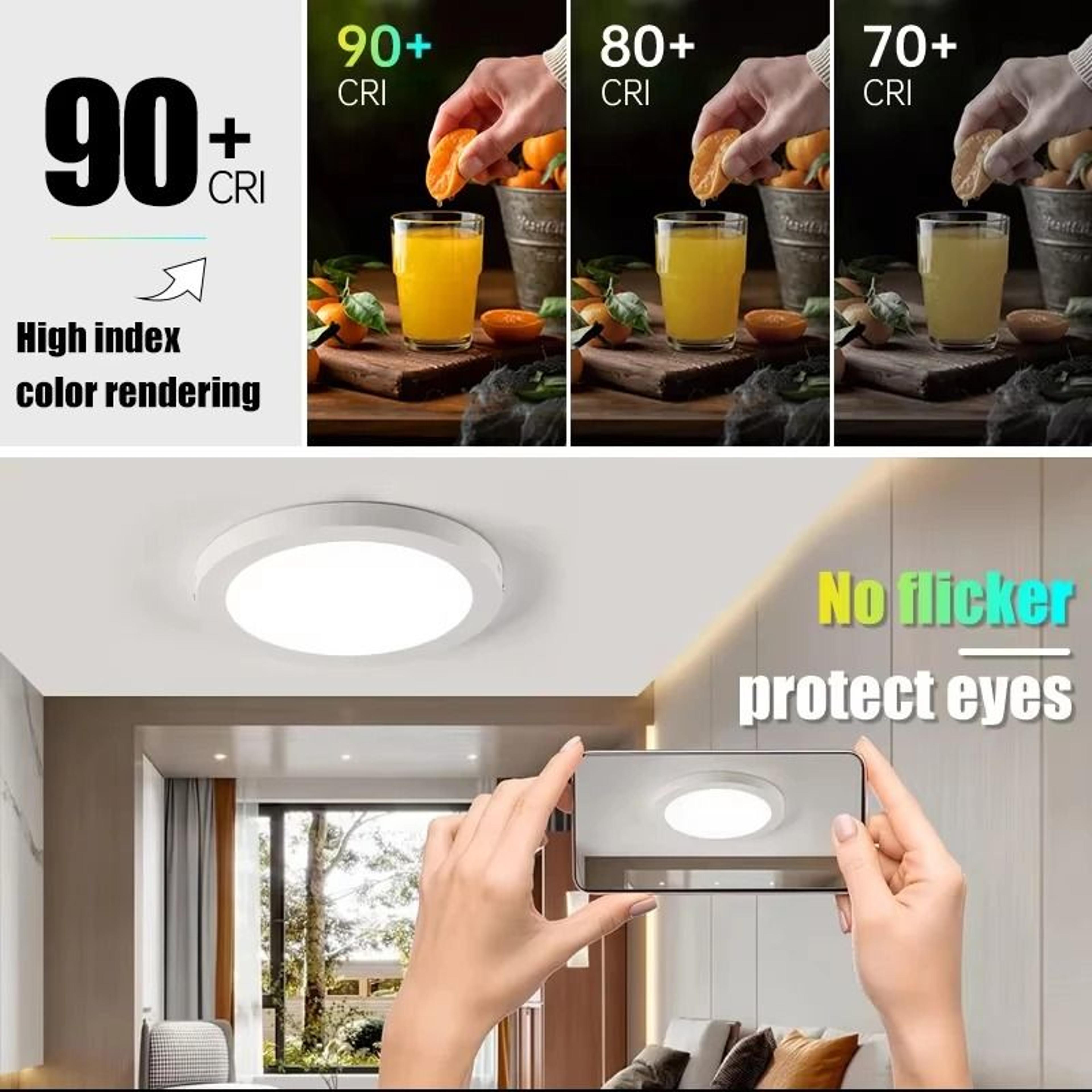 Industrial LED Ceiling Work Light For Garage Workshop And Home Lighting 8