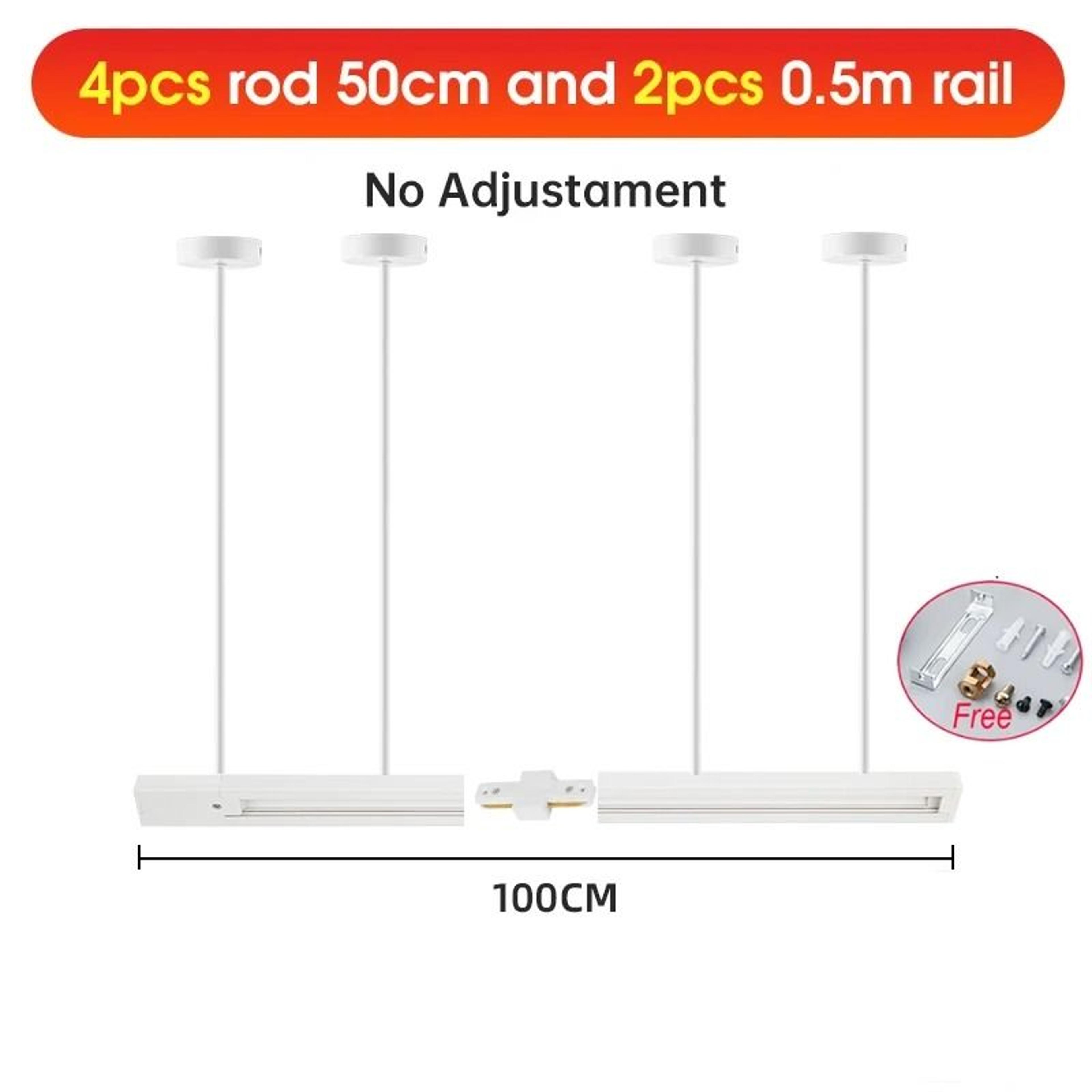 20W 30W 40W LED Track Light Set With Rail For Modern Home Lighting 14