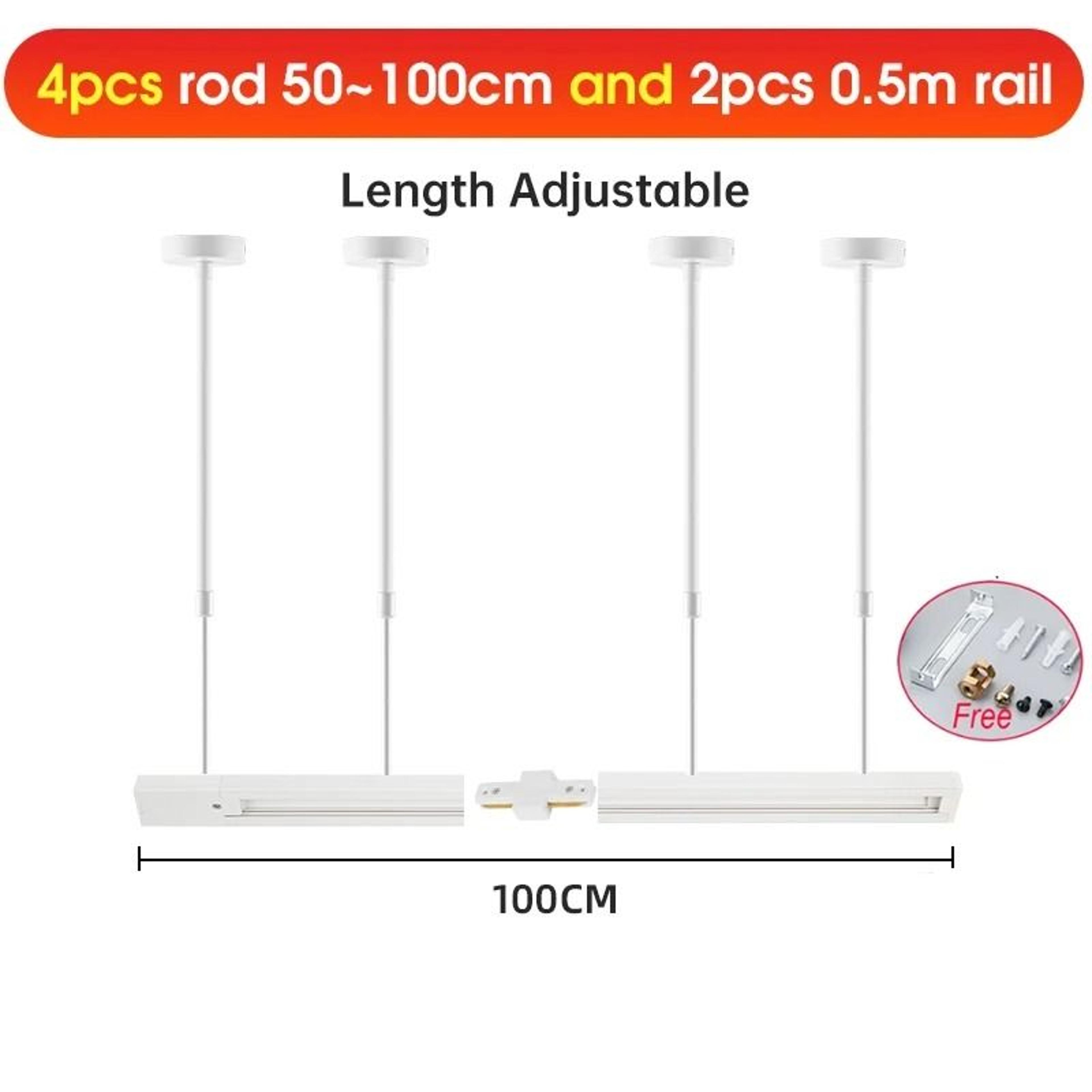 20W 30W 40W LED Track Light Set With Rail For Modern Home Lighting 13