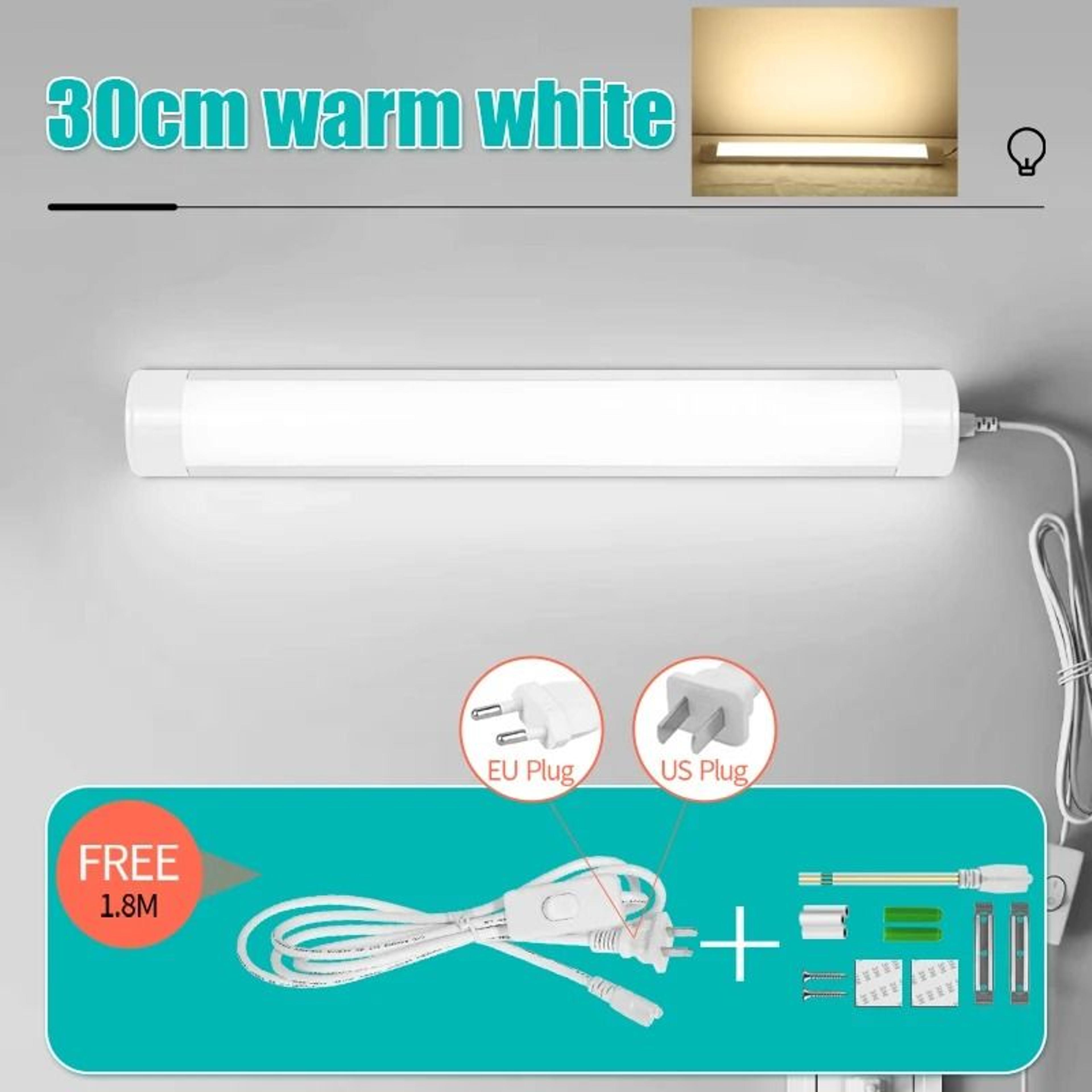 Direct PlugIn LED Tube Light 110V 220V For Desk And Workspace Lighting 2