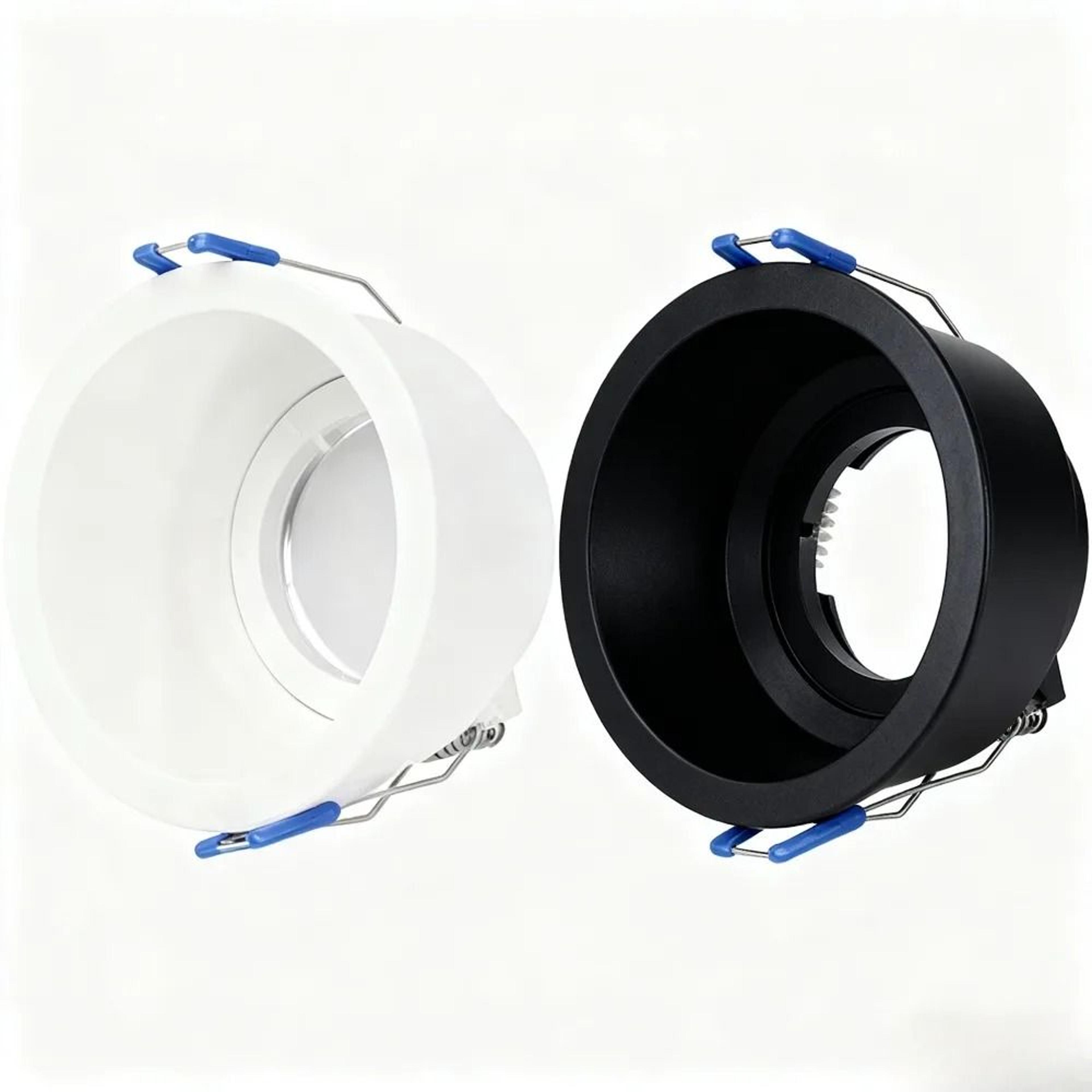 Adjustable GU10 MR16 Recessed Downlight Frame For Modern Ceiling Lighting 9