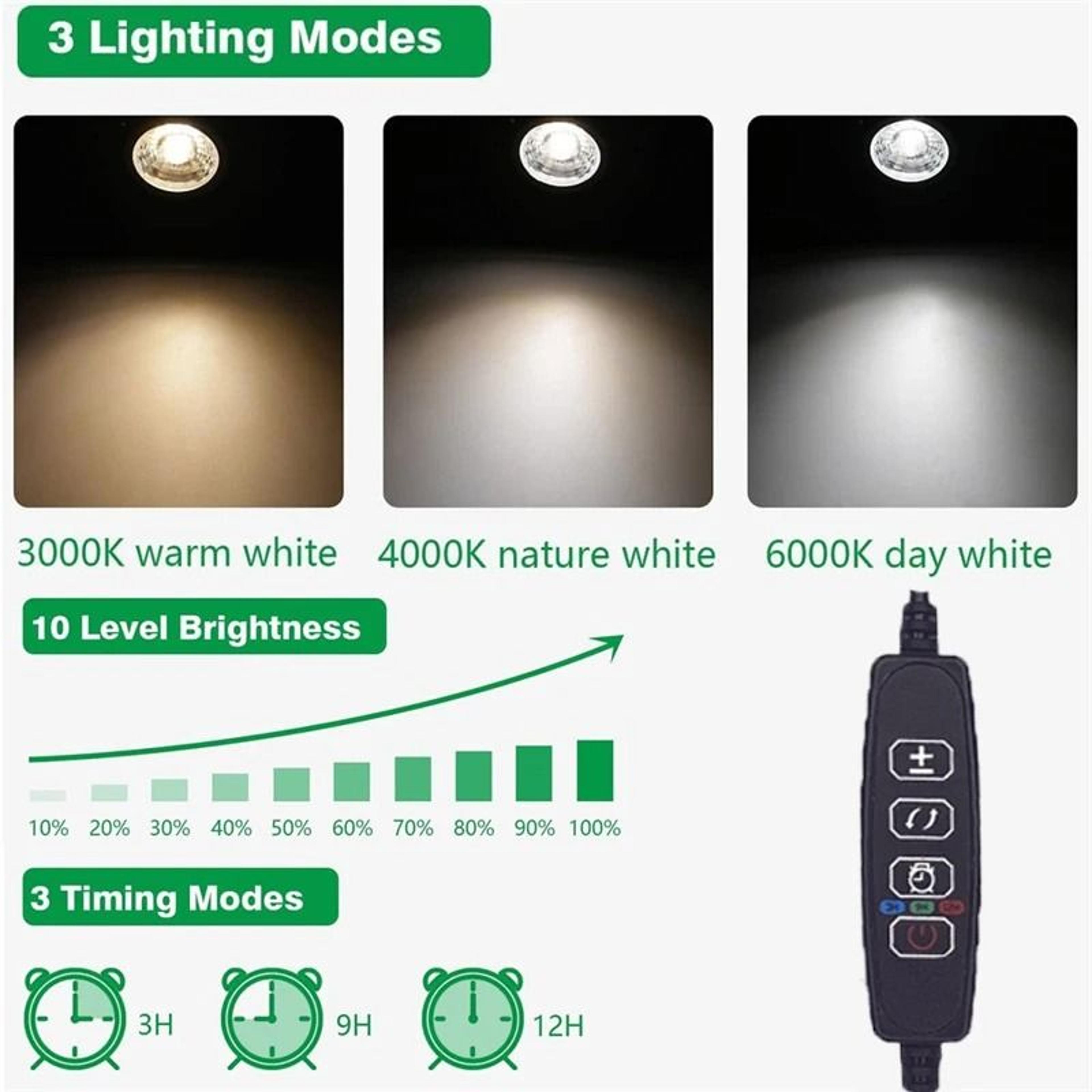 5W Dimmable LED Plant Uplight Spotlight For Indoor Accent Lighting 5