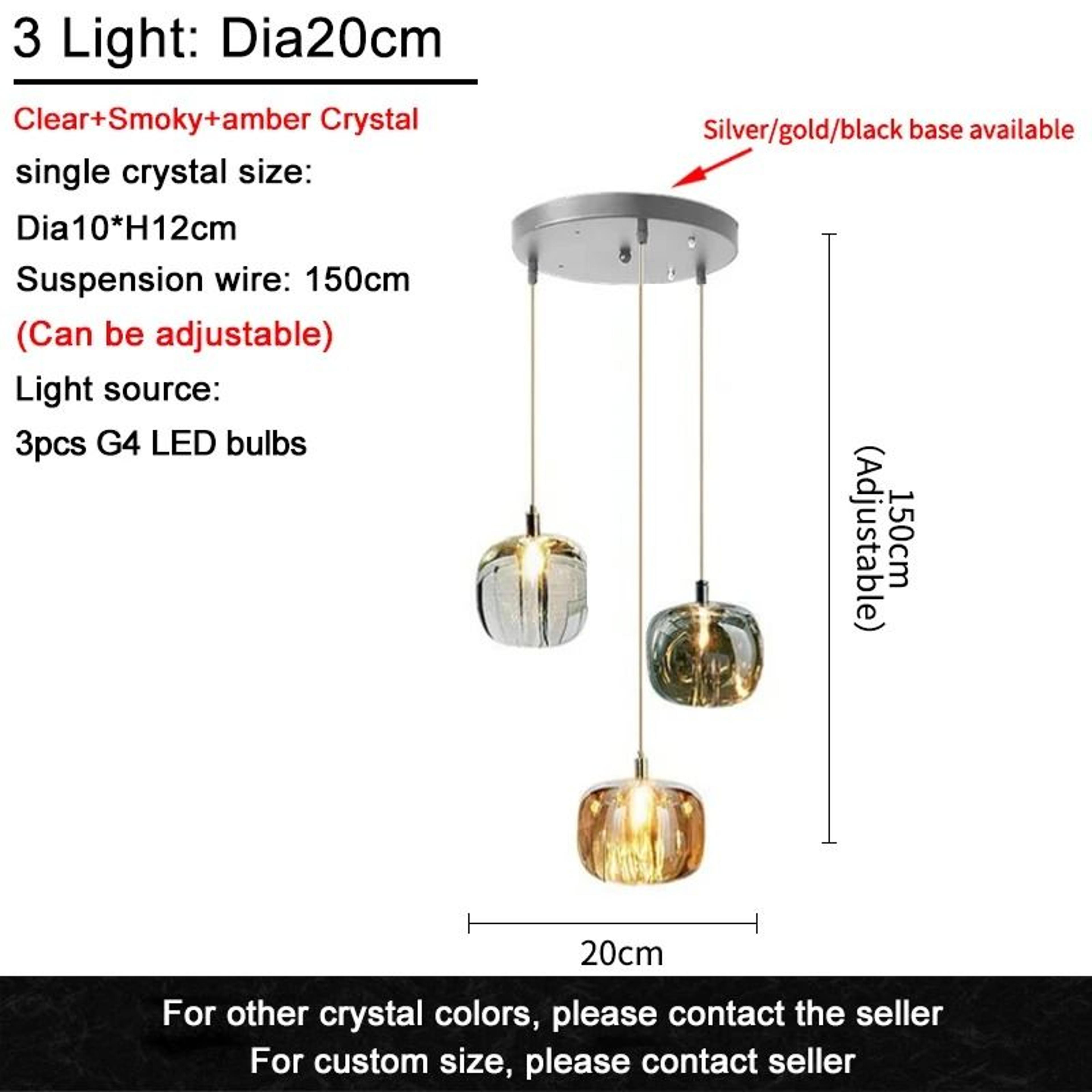 Modern Nordic Crystal LED Chandelier For Luxury Living Room And Dining Lighting 4