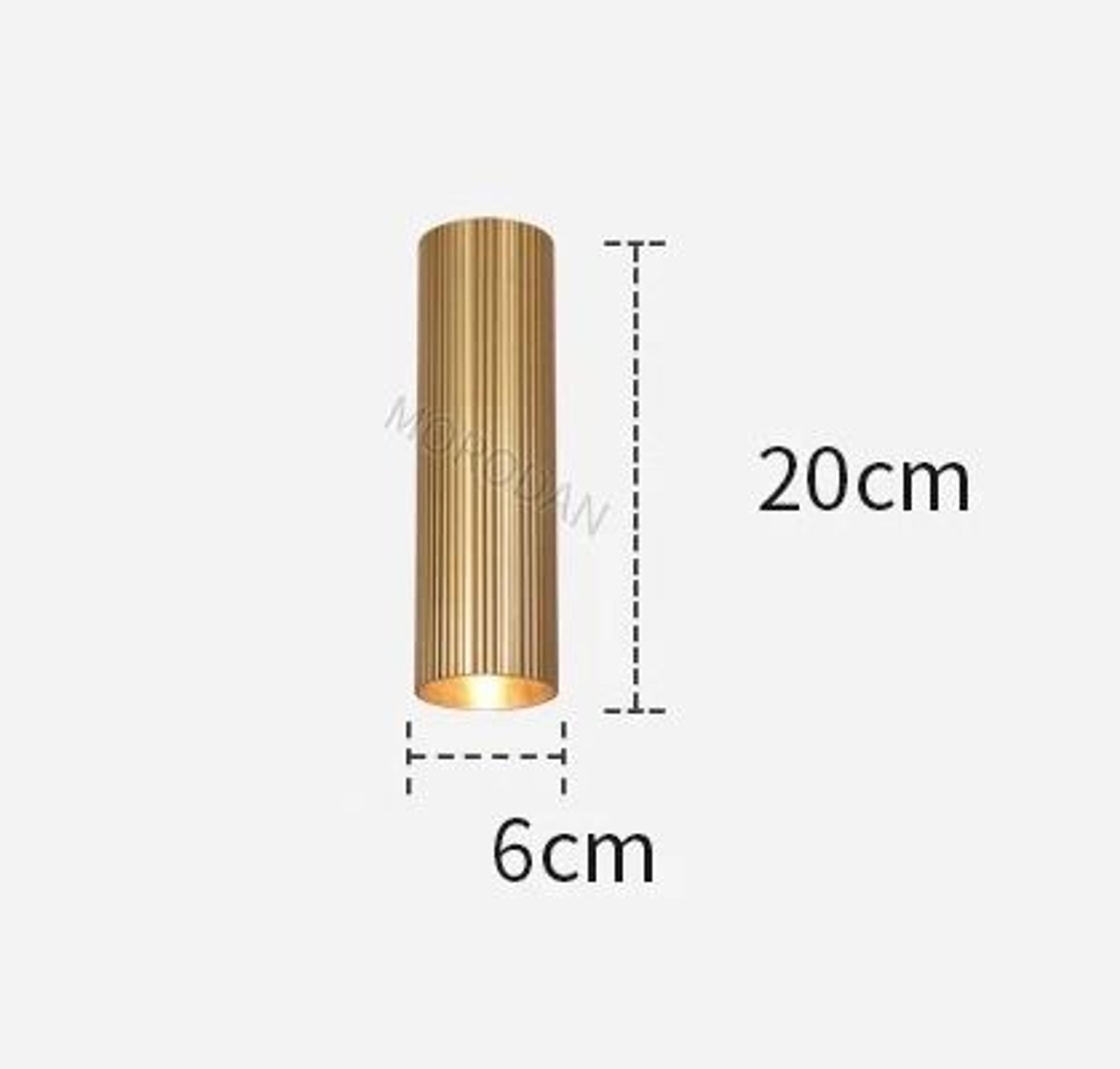 7W Gold LED Ceiling Spotlight 20CM 30CM For Modern Accent Lighting 2