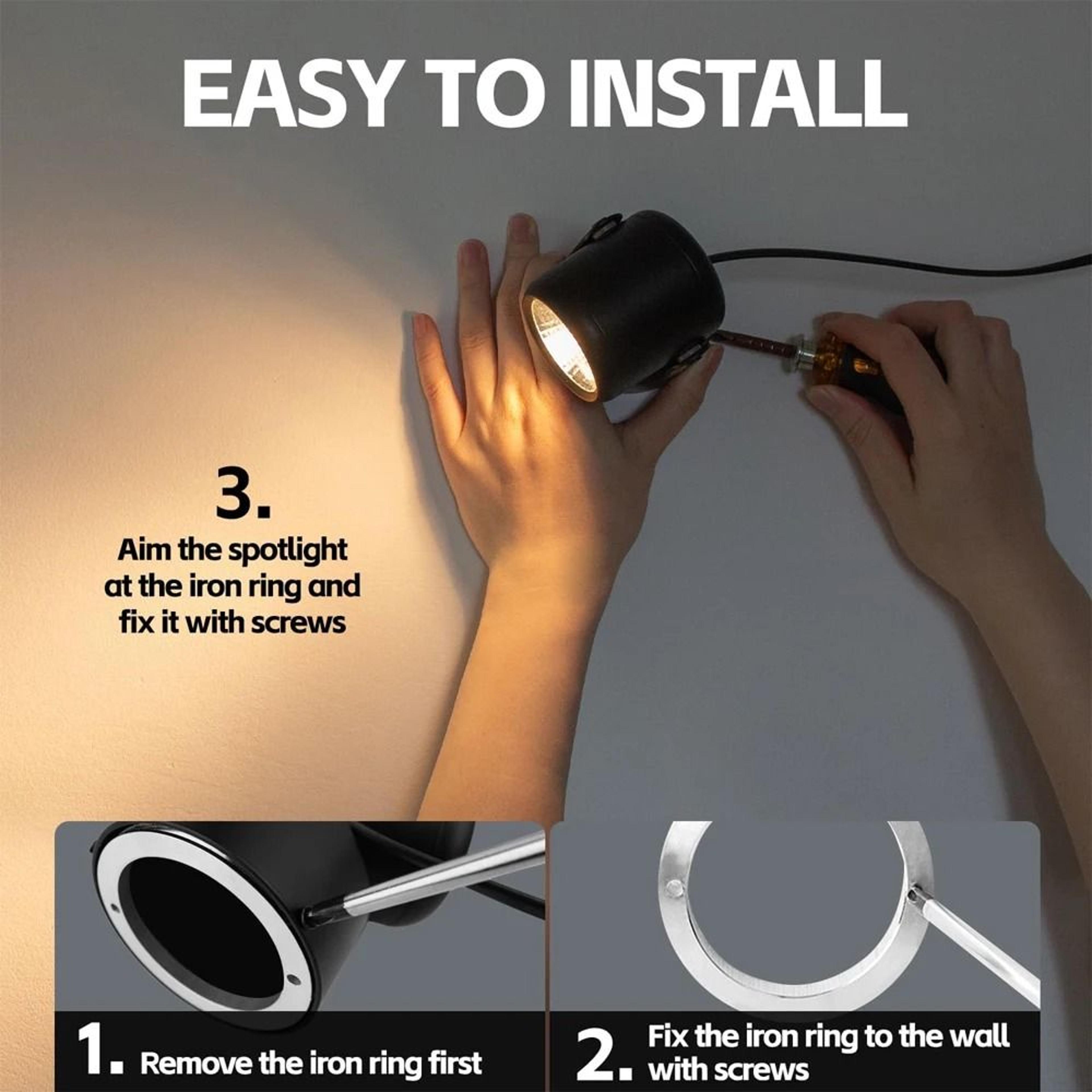 10W Dimmable LED Indoor Spotlight With Remote Control For Plant And Art Lighting 7