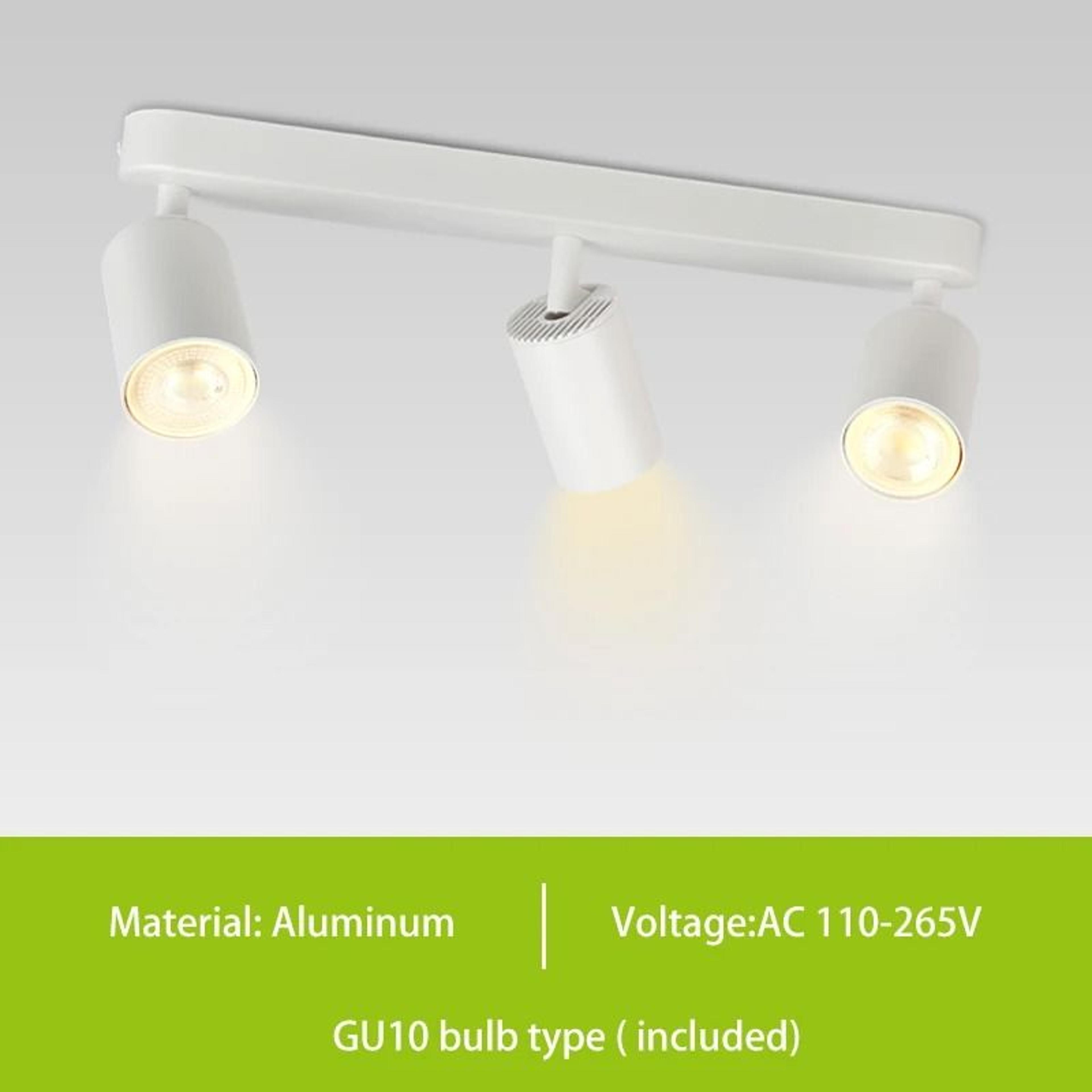 GU10 LED Track Spotlight With 3 Color Lighting For Modern Interiors 6