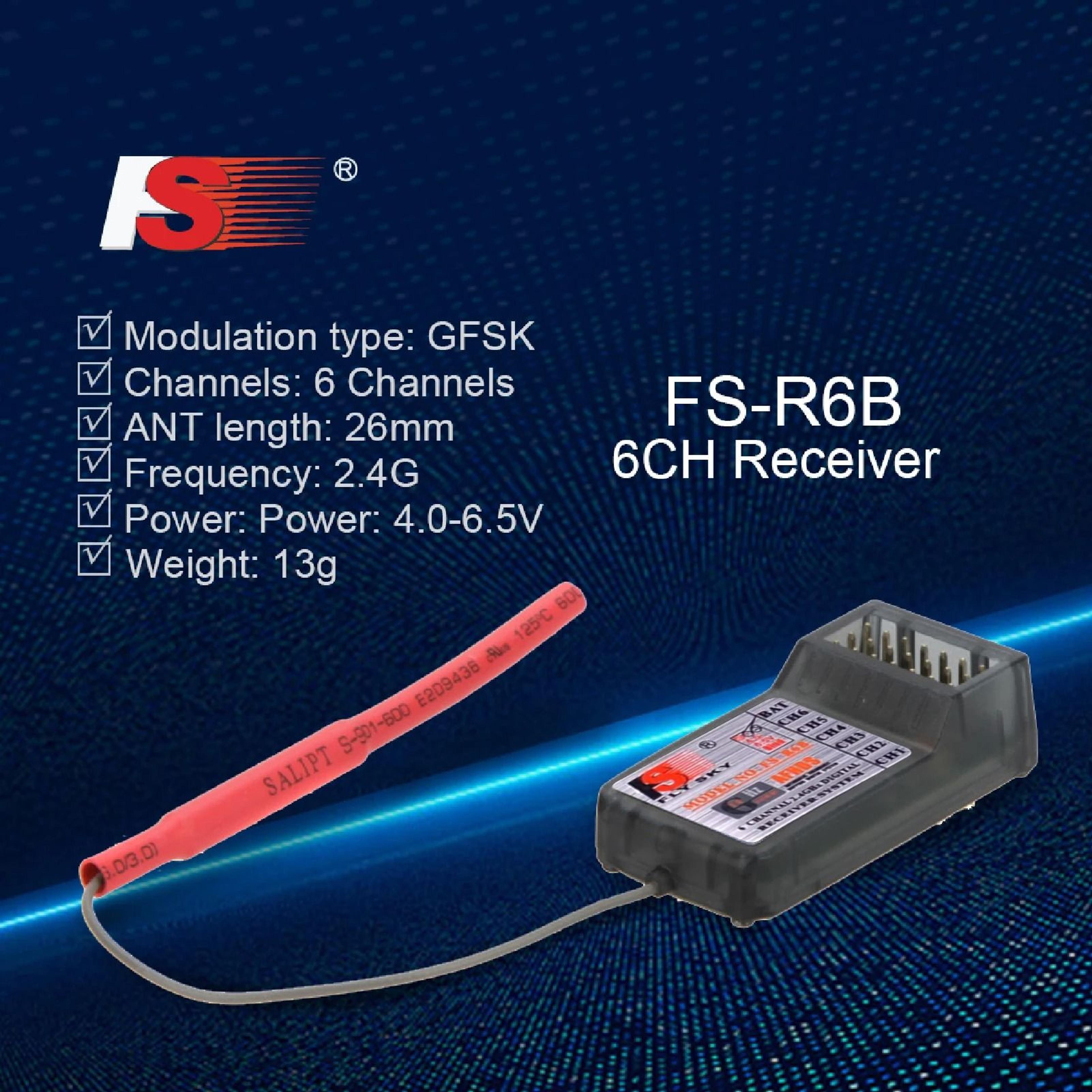 24GHz 6 Channel RC Receiver For Reliable Remote Control 5