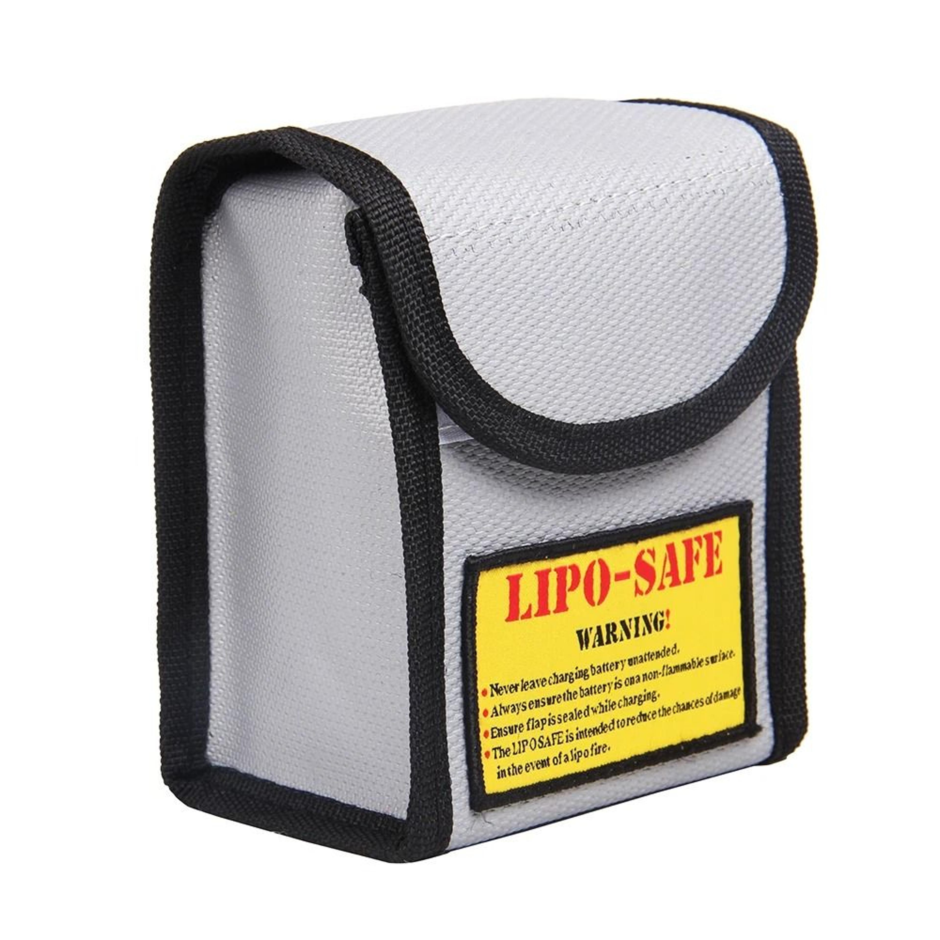 fire resistant lipo battery safety bag for drone charging and storage