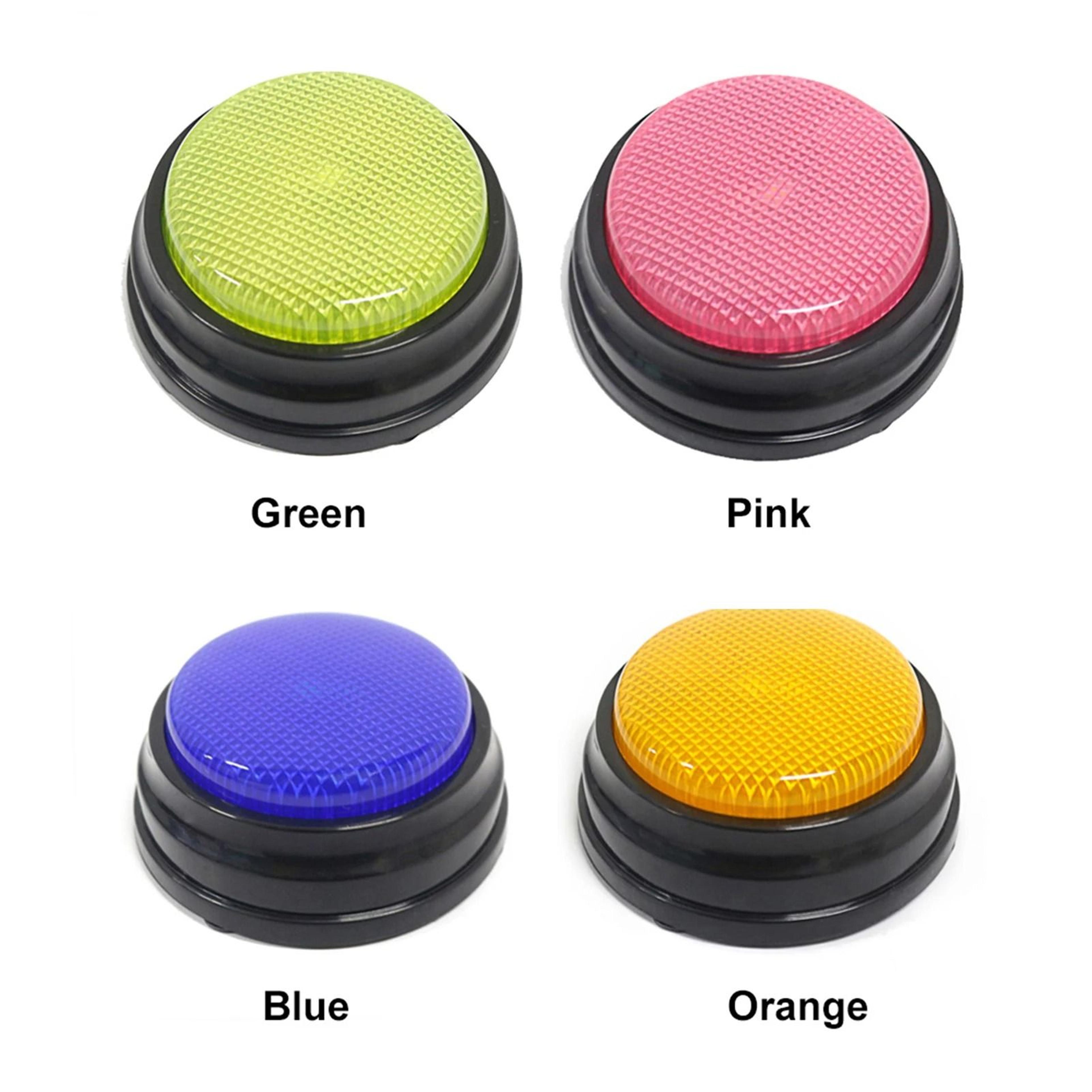 4 Piece Recordable Talking Buttons With LED Lights For Learning And Games 1
