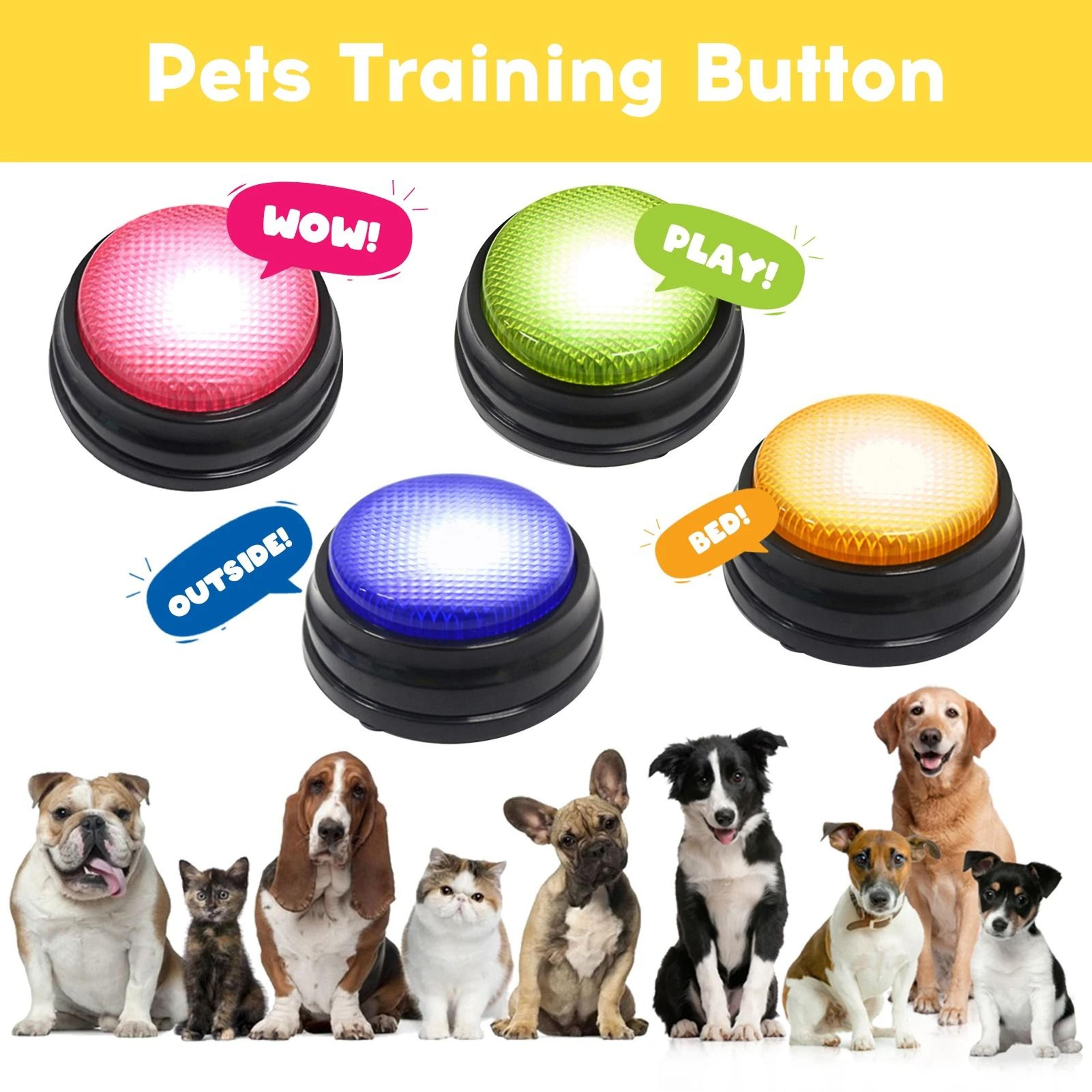 4 Piece Recordable Talking Buttons With LED Lights For Learning And Games 5