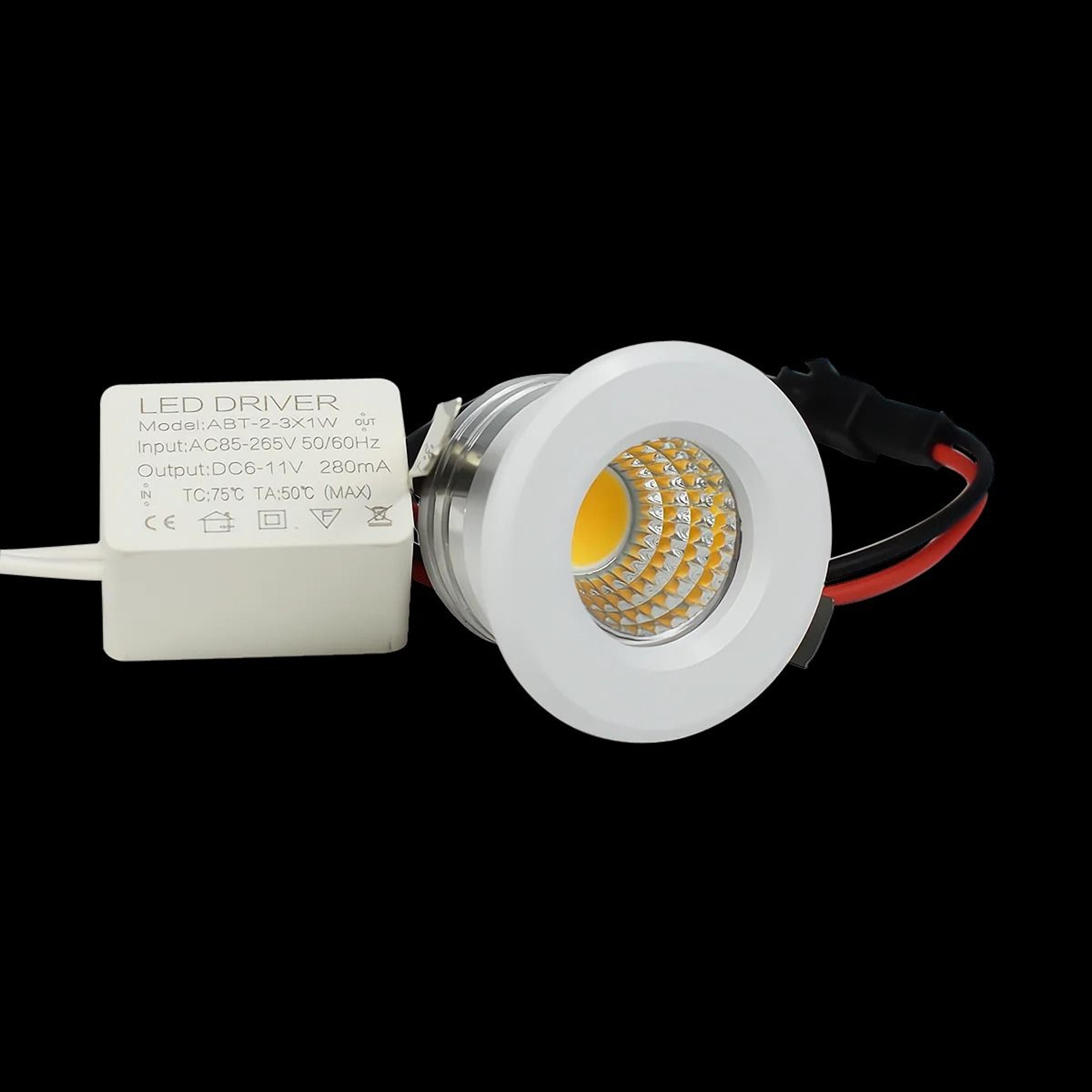 3W Mini COB LED Recessed Downlight 30mm For Cabinet Lighting 6