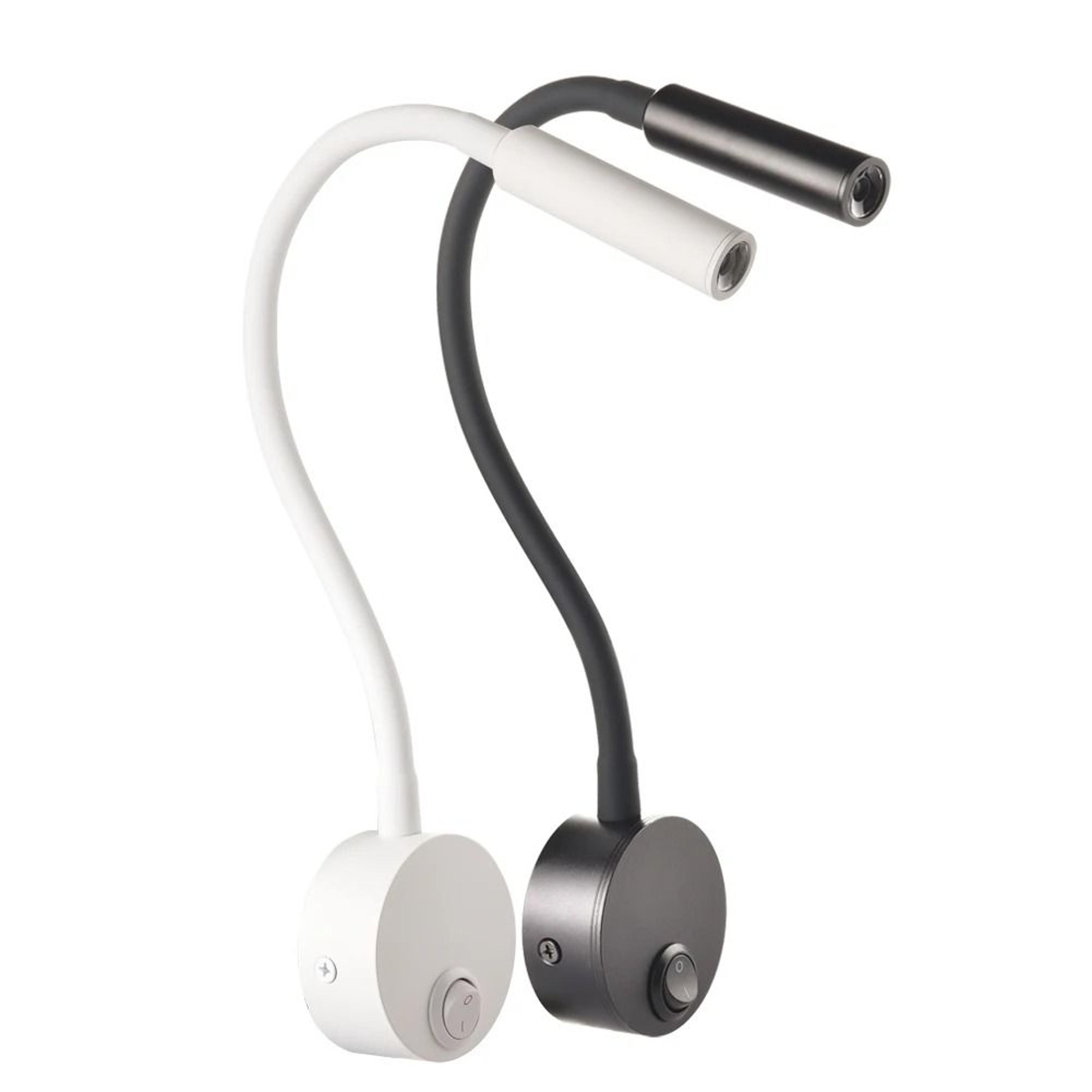 3w led bedside reading wall lamp with us plug cord