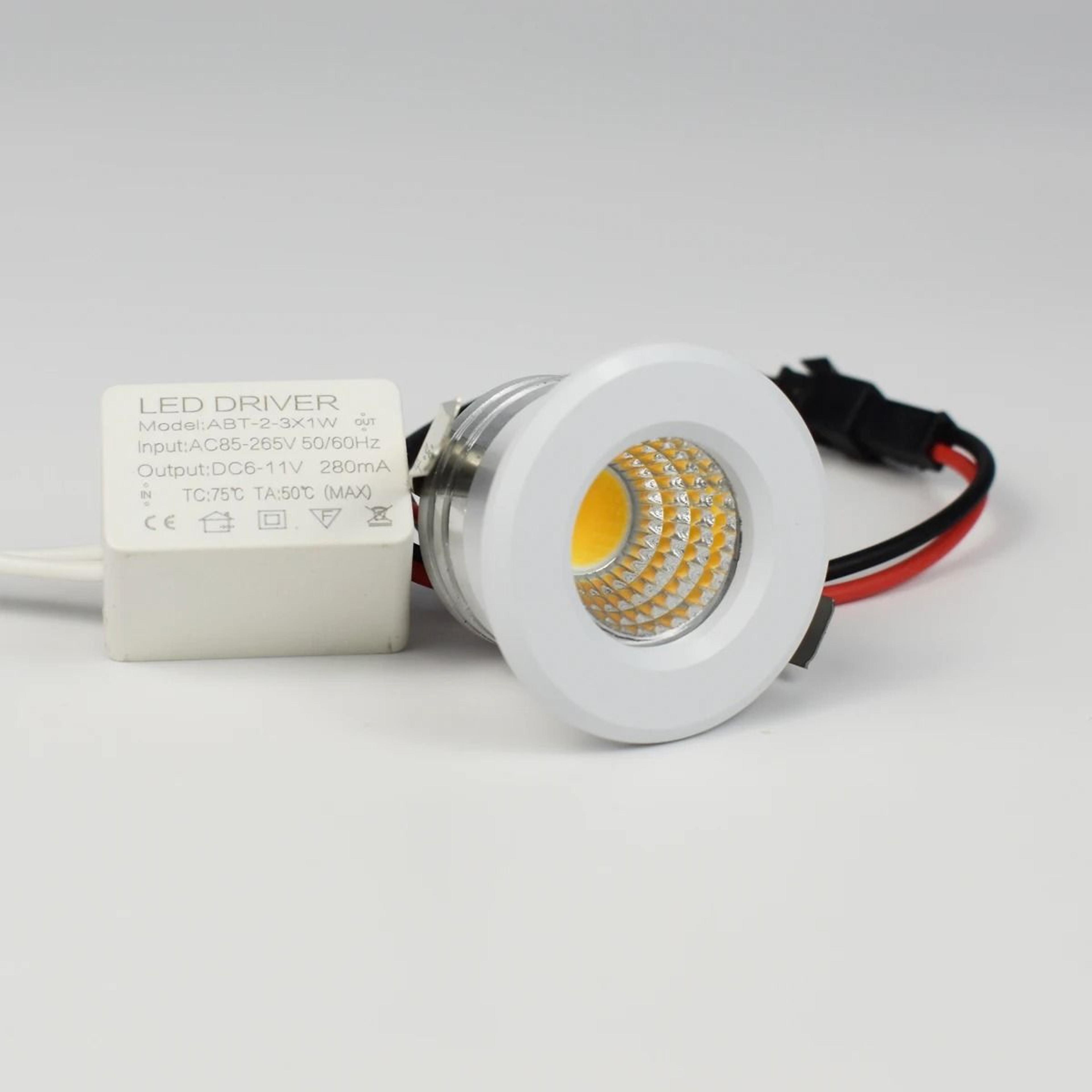 3W Mini COB LED Recessed Spotlight For Cabinet And Ceiling Lighting 6