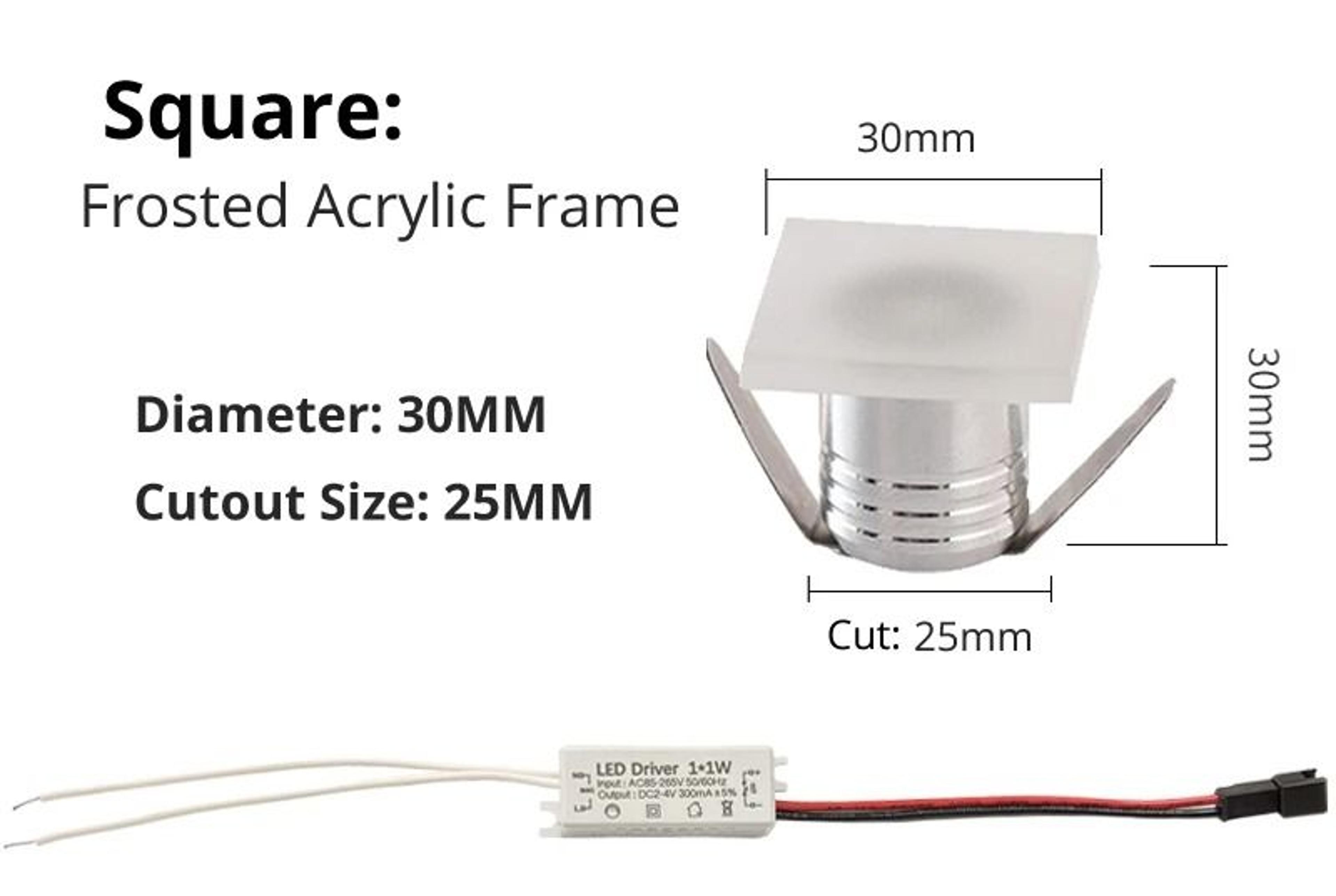 1W Mini LED Starry Sky Recessed Ceiling Spotlight 2