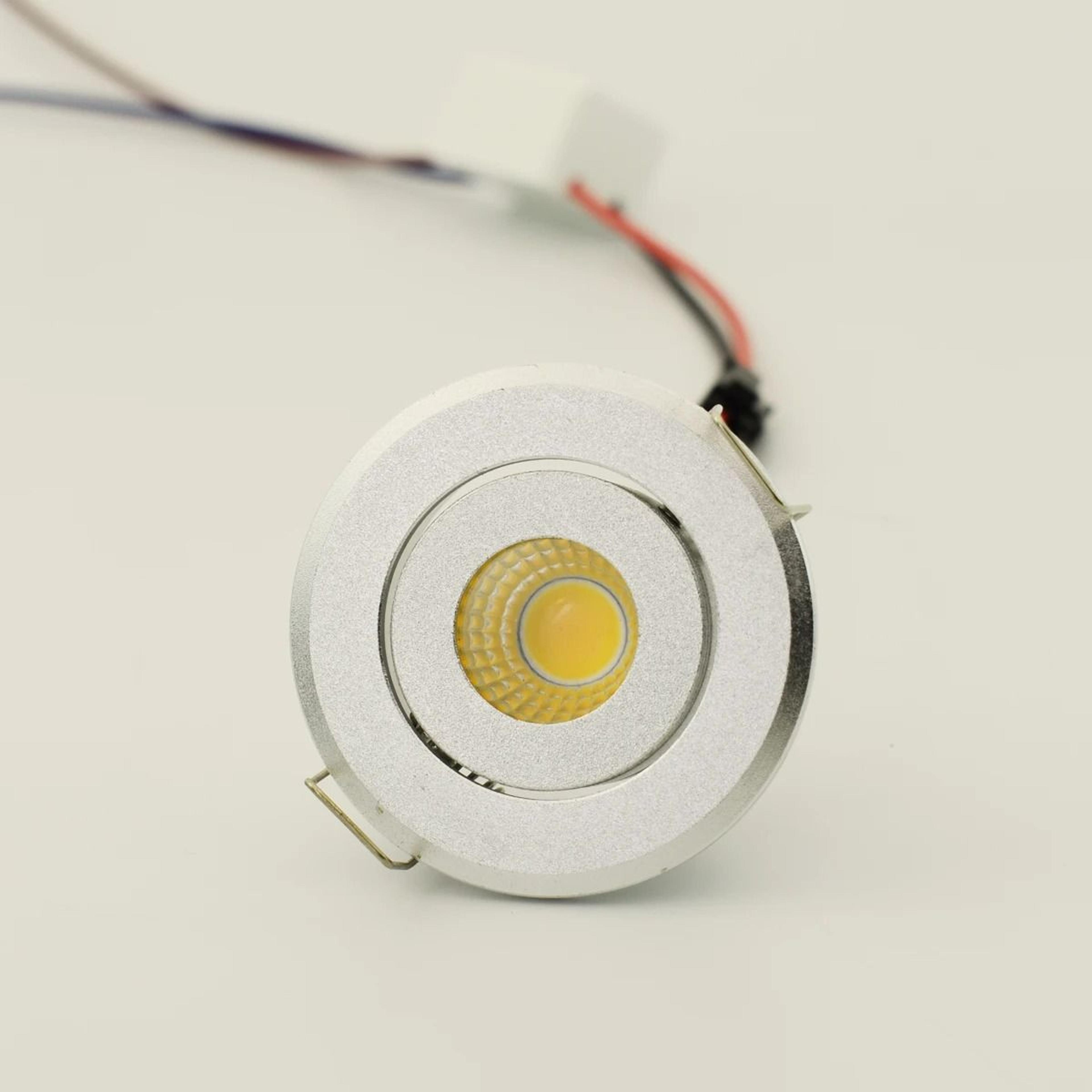 10 pack mini led recessed downlights 1w 3w silver aluminum