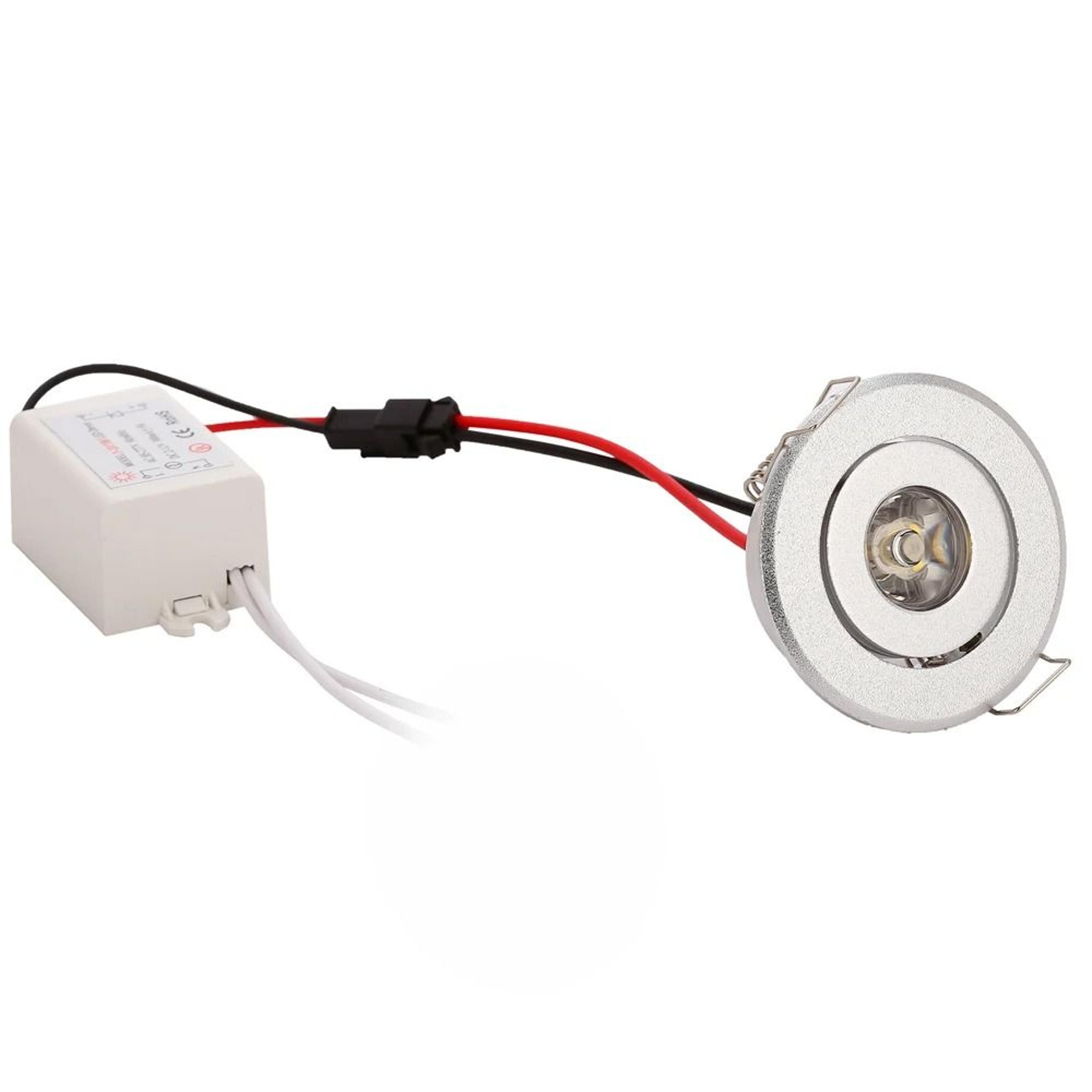10 Pack Mini LED Recessed Cabinet Downlights 1W 3W 5