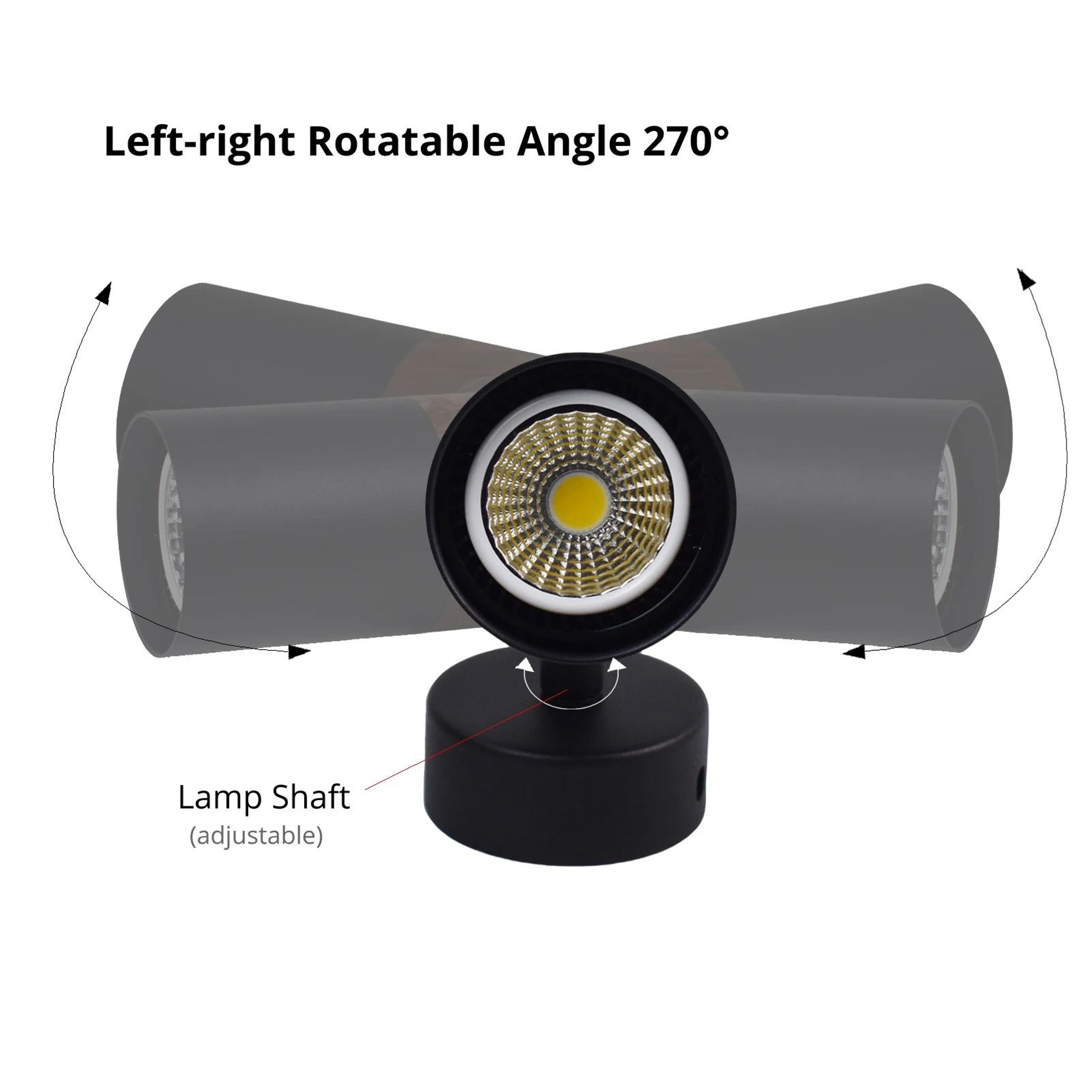 Nordic Wood Grain GU10 Surface Mounted Ceiling Spotlight 5