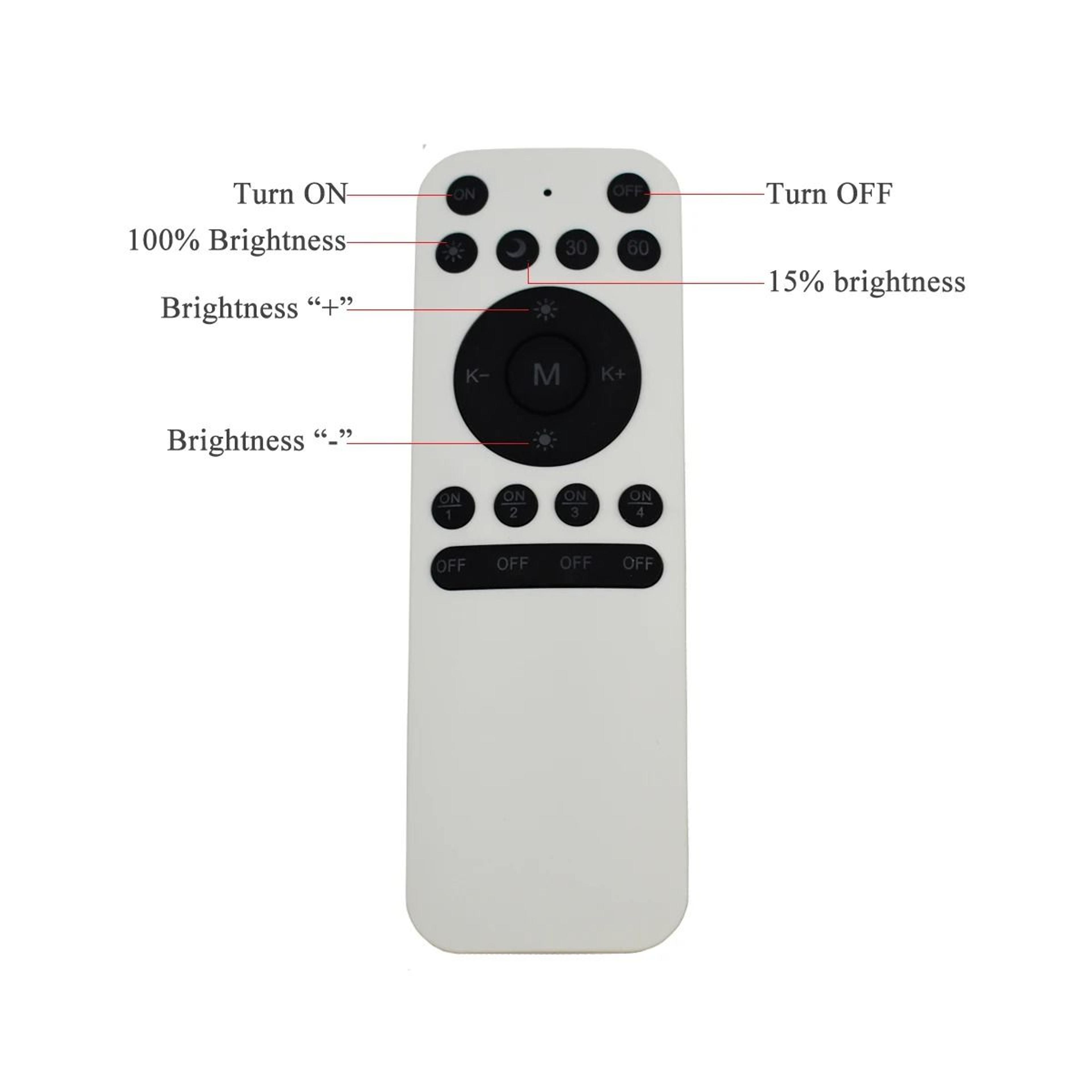 6 Pack 3W COB LED Recessed Spotlights With Remote Dimmer 7