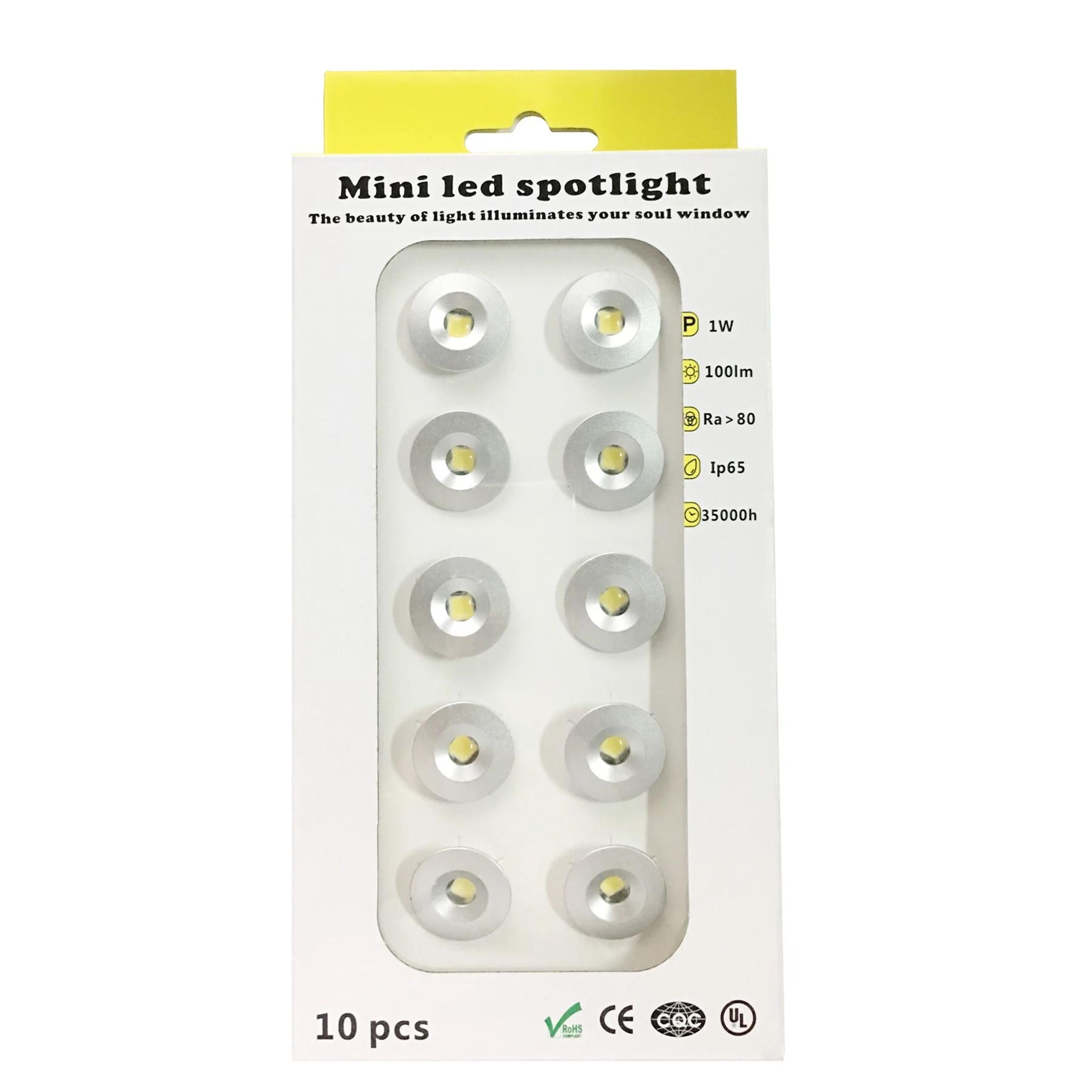10 Pack IP65 Waterproof Mini LED Recessed Spotlights With Power Supply 4