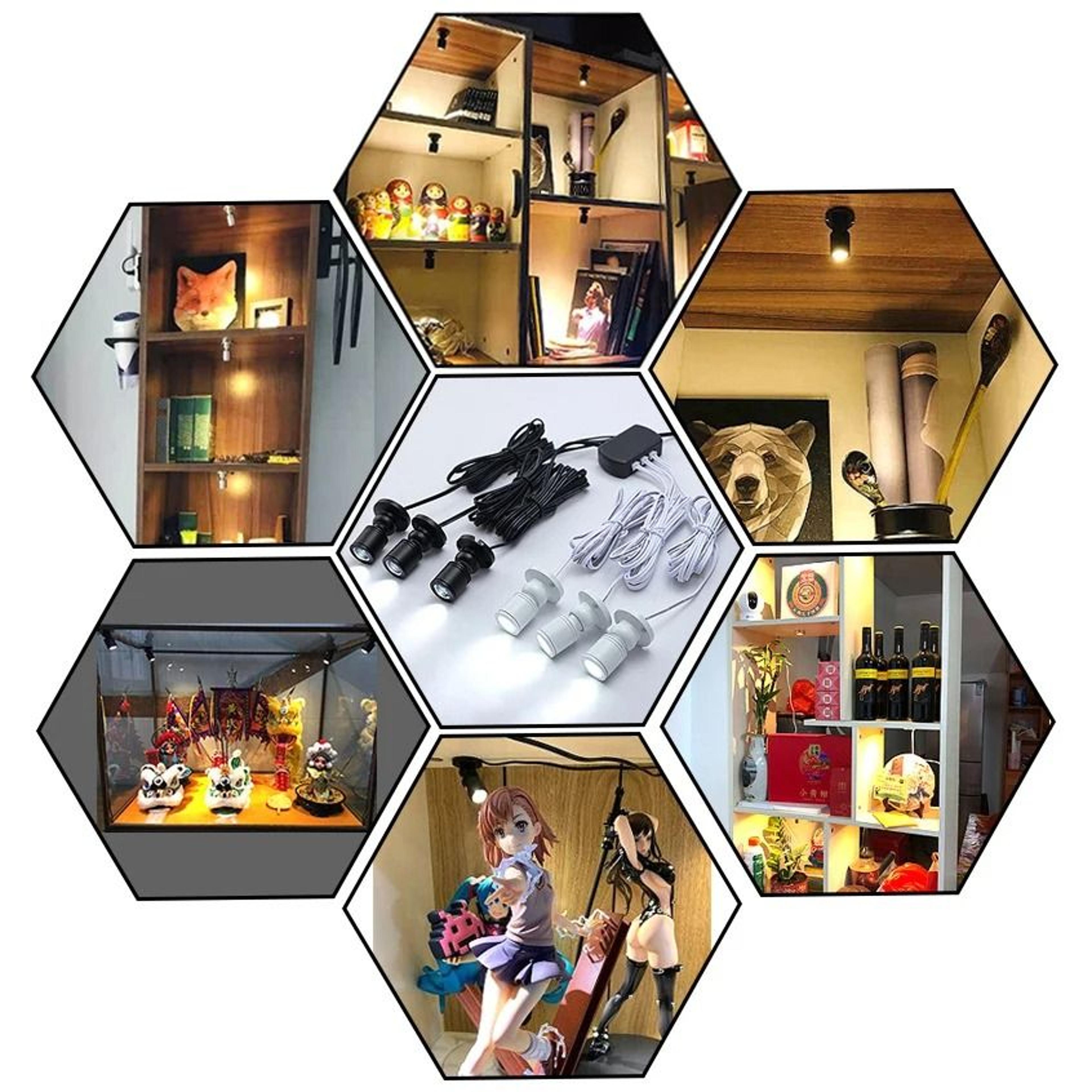 Mini 1W Dimmable USB LED Spotlight For Display Cabinets And Shelves 4