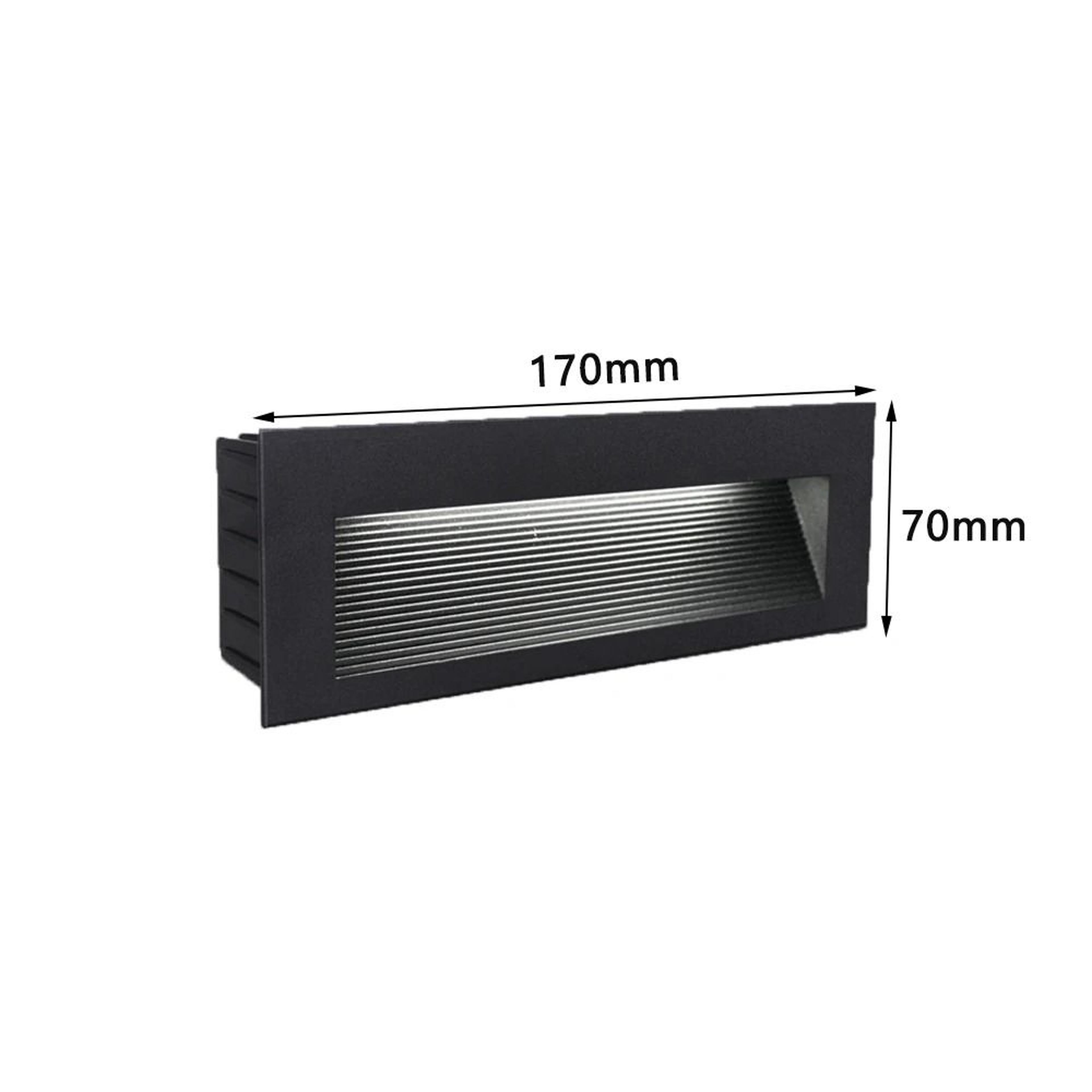Waterproof Recessed LED Stair Step Lights For Outdoor Walls And Pathways 7