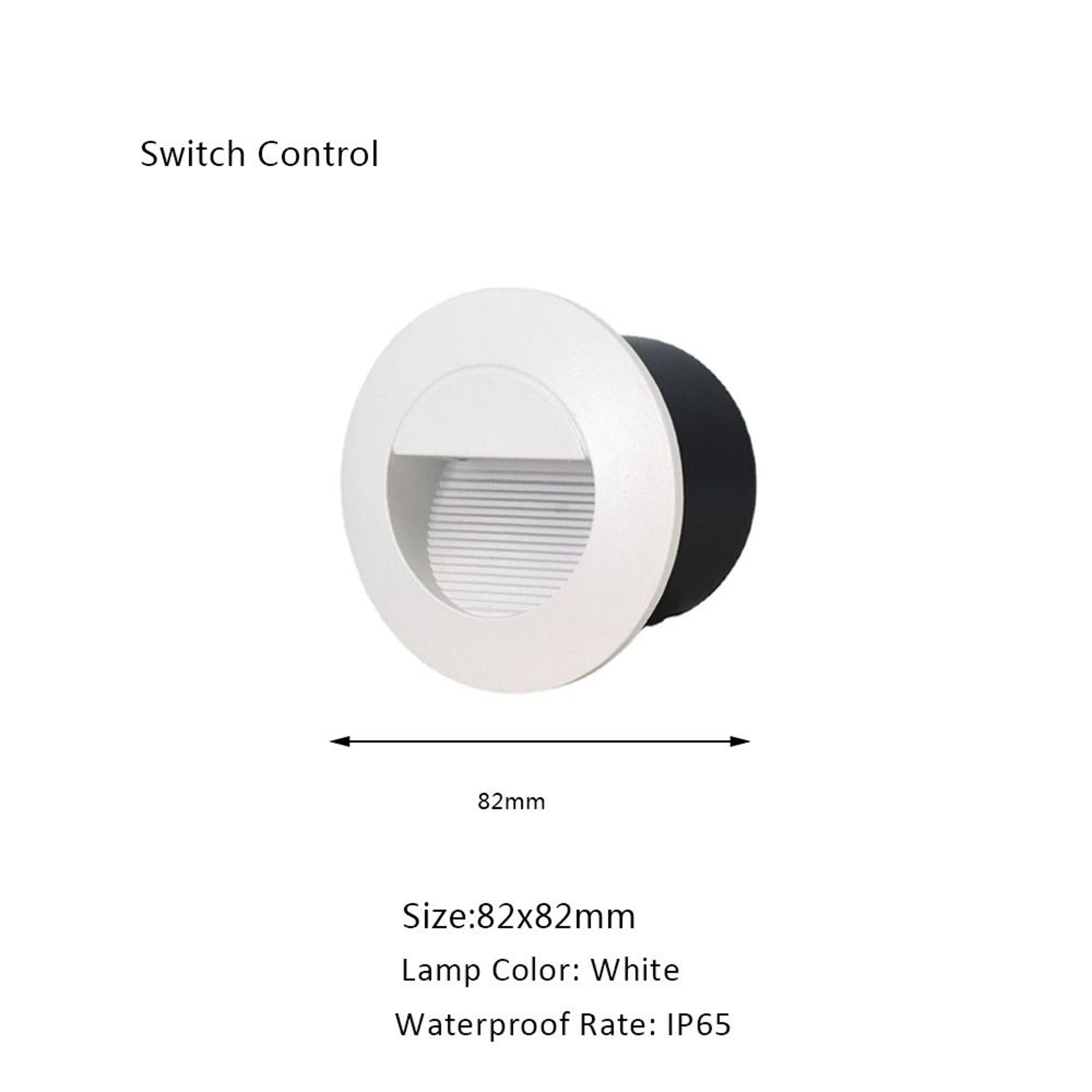 Recessed LED Stair Light With Motion Sensor For Indoor And Outdoor Walls 10