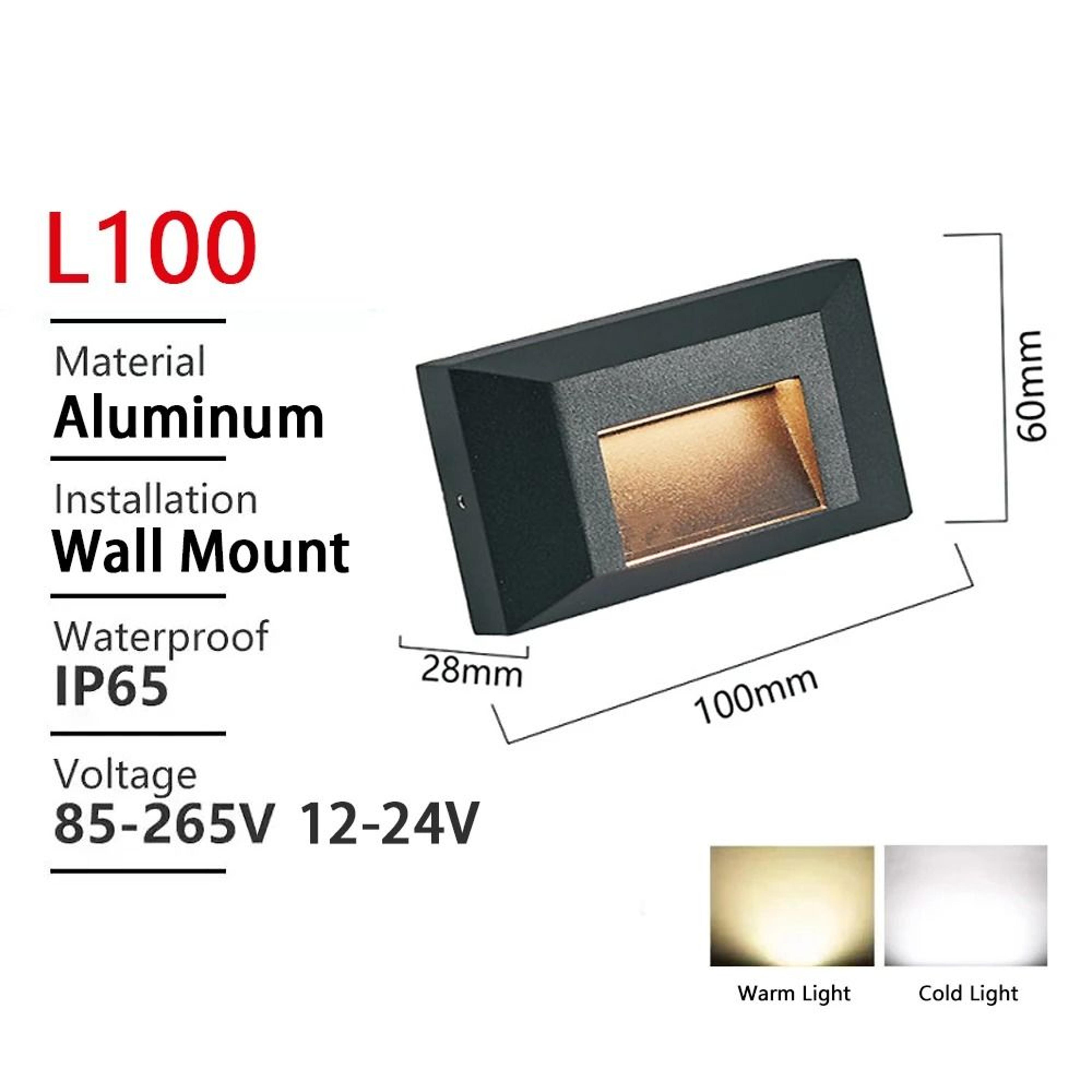 Waterproof Outdoor LED Wall Step Light For Porch And Fence 1